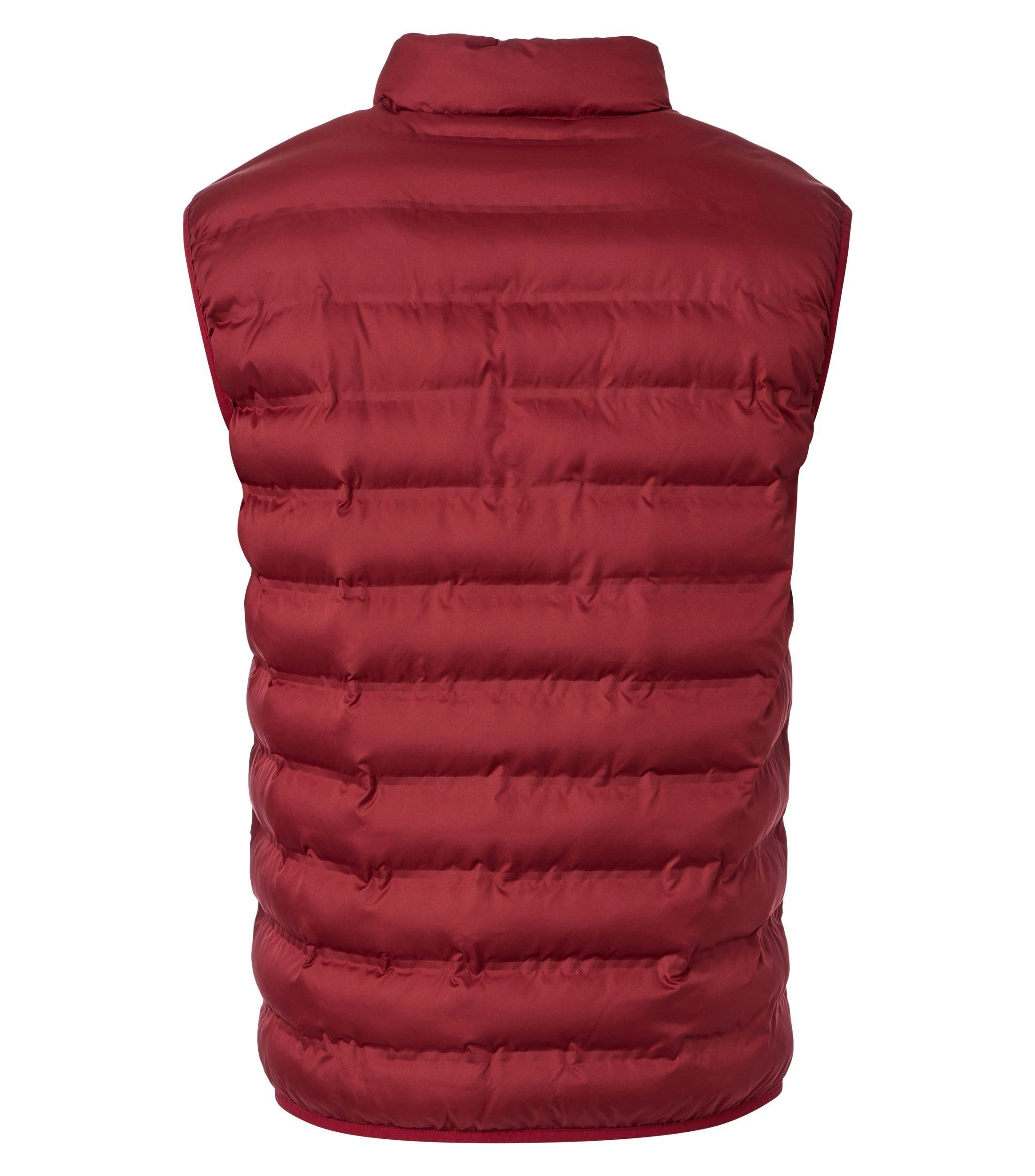 Redmond Steppweste REDMOND Casual Herren Steppweste Stehkragen Polyester Rot
