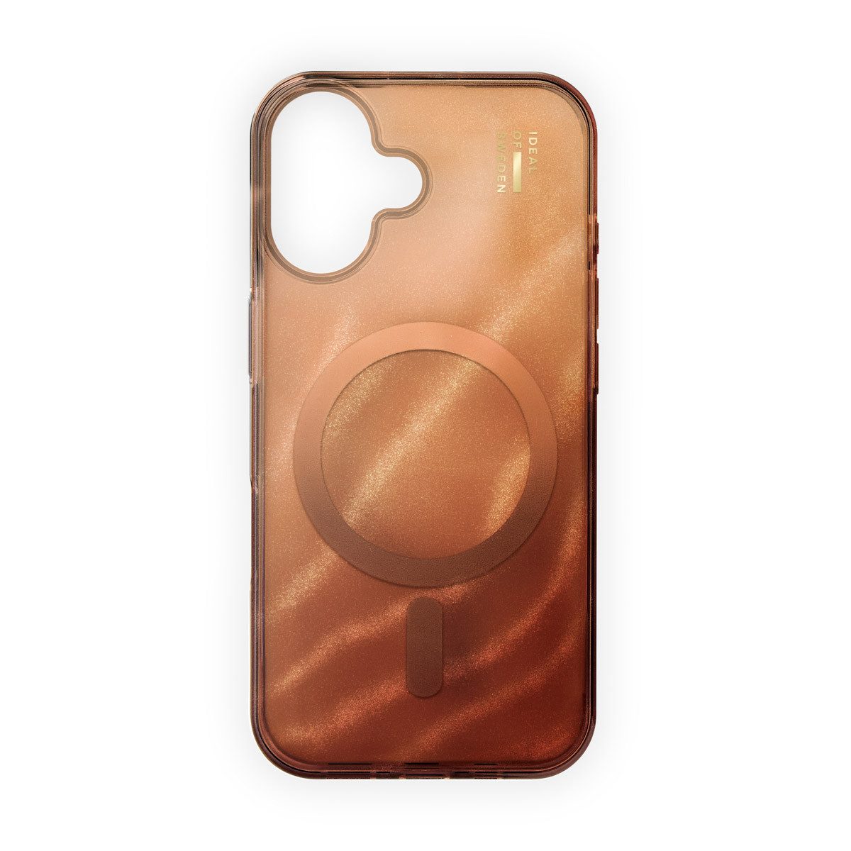 iDeal of Sweden Backcover iDeal of Sweden Clear Case MagSafe Apple iPhone 16 - Mocha Mousse