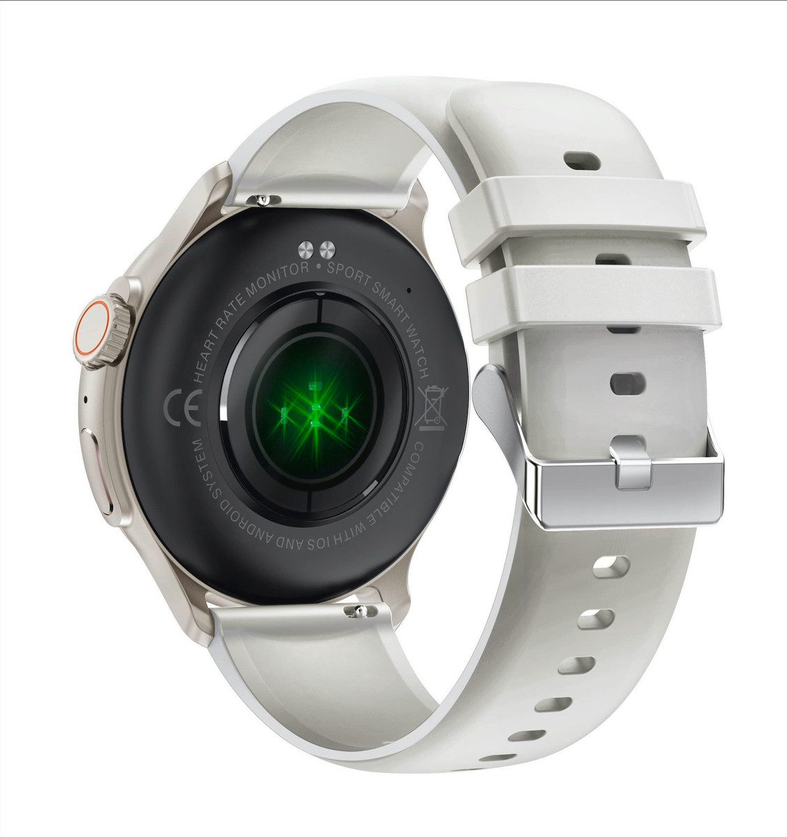 Emporia emporia Watch JOY Smartwatch (1.43 Zoll, Proprietär (herstellerspezifisch), Gesundheitstracking