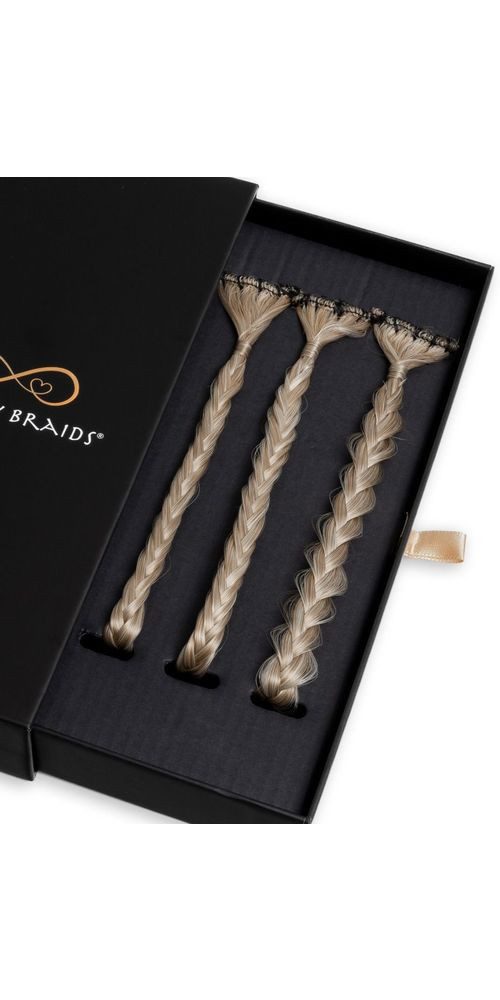 Infinity Braids Kunsthaar-Extension Infinity Braids Infinity Braidies Satin Caramel