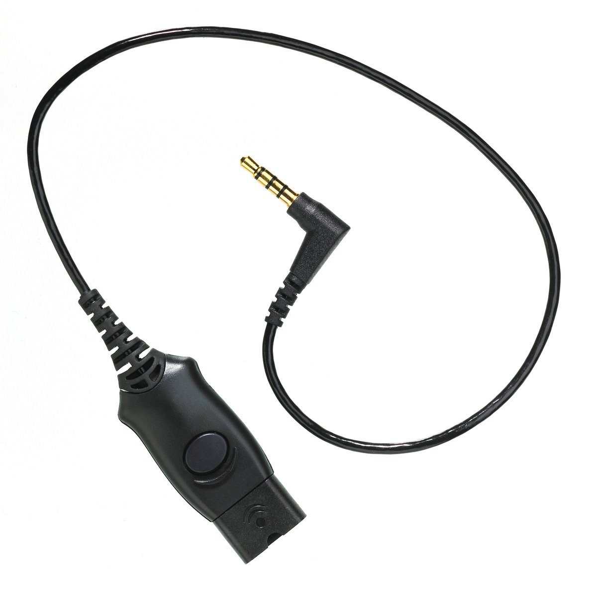 Plantronics Anschlusskabel MO300 QD Audio- & Video-Kabel, 3,5-mm-Klinke,  (30,00 cm), Headsetkabel, Adapter Plantronics Headset für iPhone
