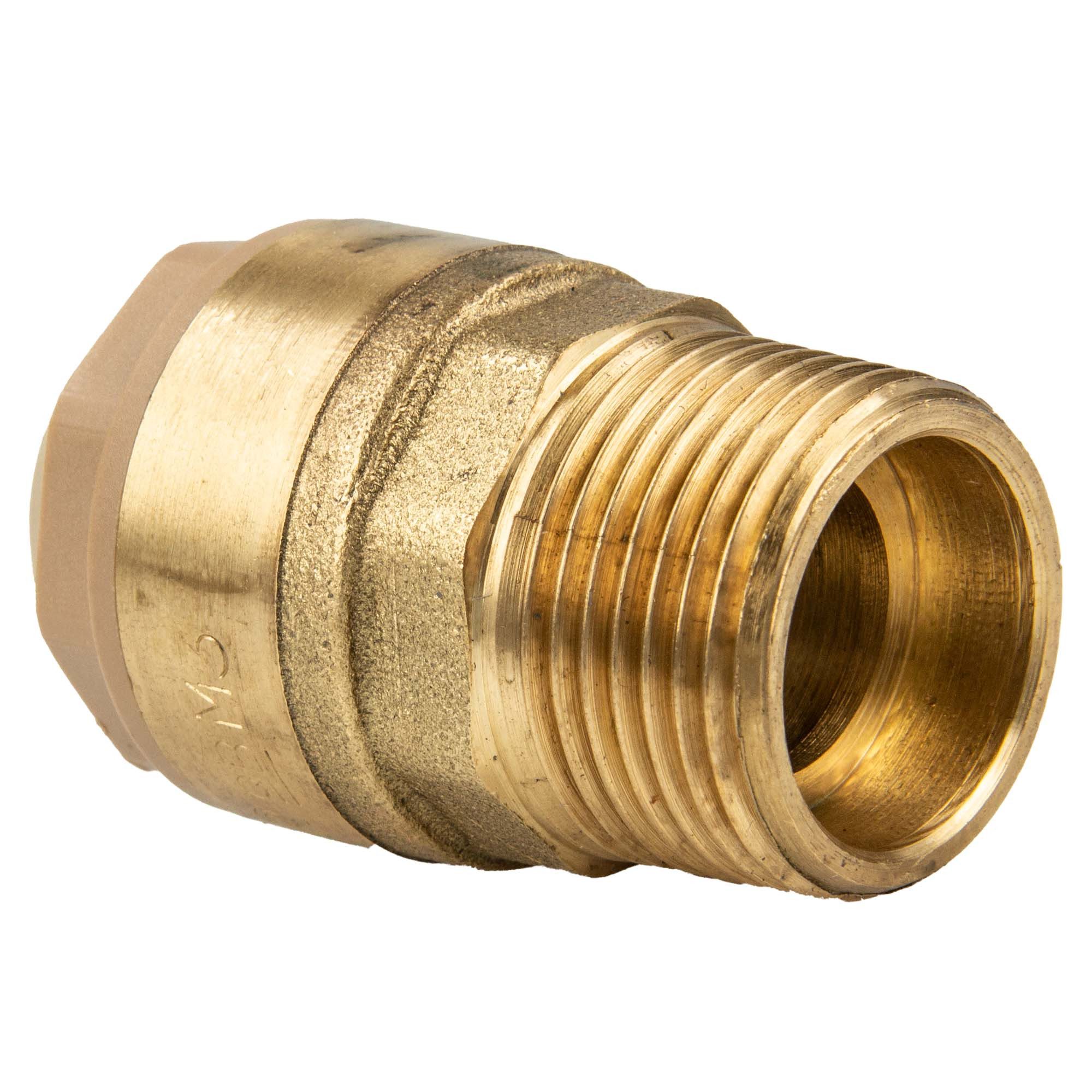 ITAP s.p.a. Steckfitting ITAP-FIT Messing-Steckverbinder gerade für Cu-Rohr x Aussengewinde, Ø 12 mm x 3/8 AG