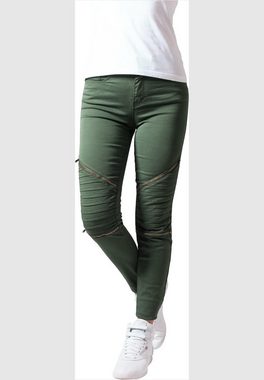 URBAN CLASSICS Bequeme Jeans Urban Classics Damen Ladies Stretch Biker Pants (1-tlg)