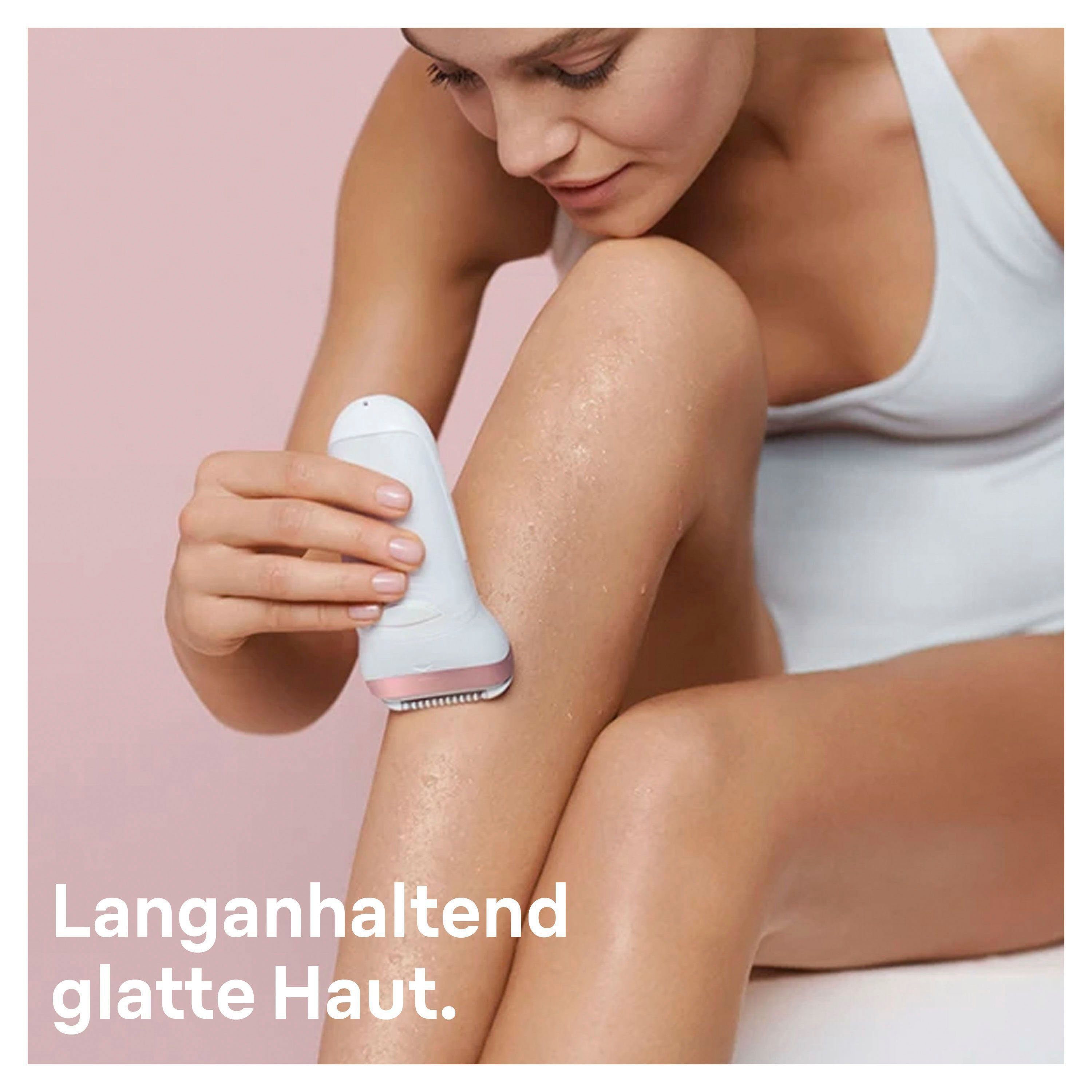 Wet & Silk-épil Beauty Dry-Epilation Micro-Grip-Pinzetten-Technologie, 9-985, Epilierer Set, 9 Braun kabellose