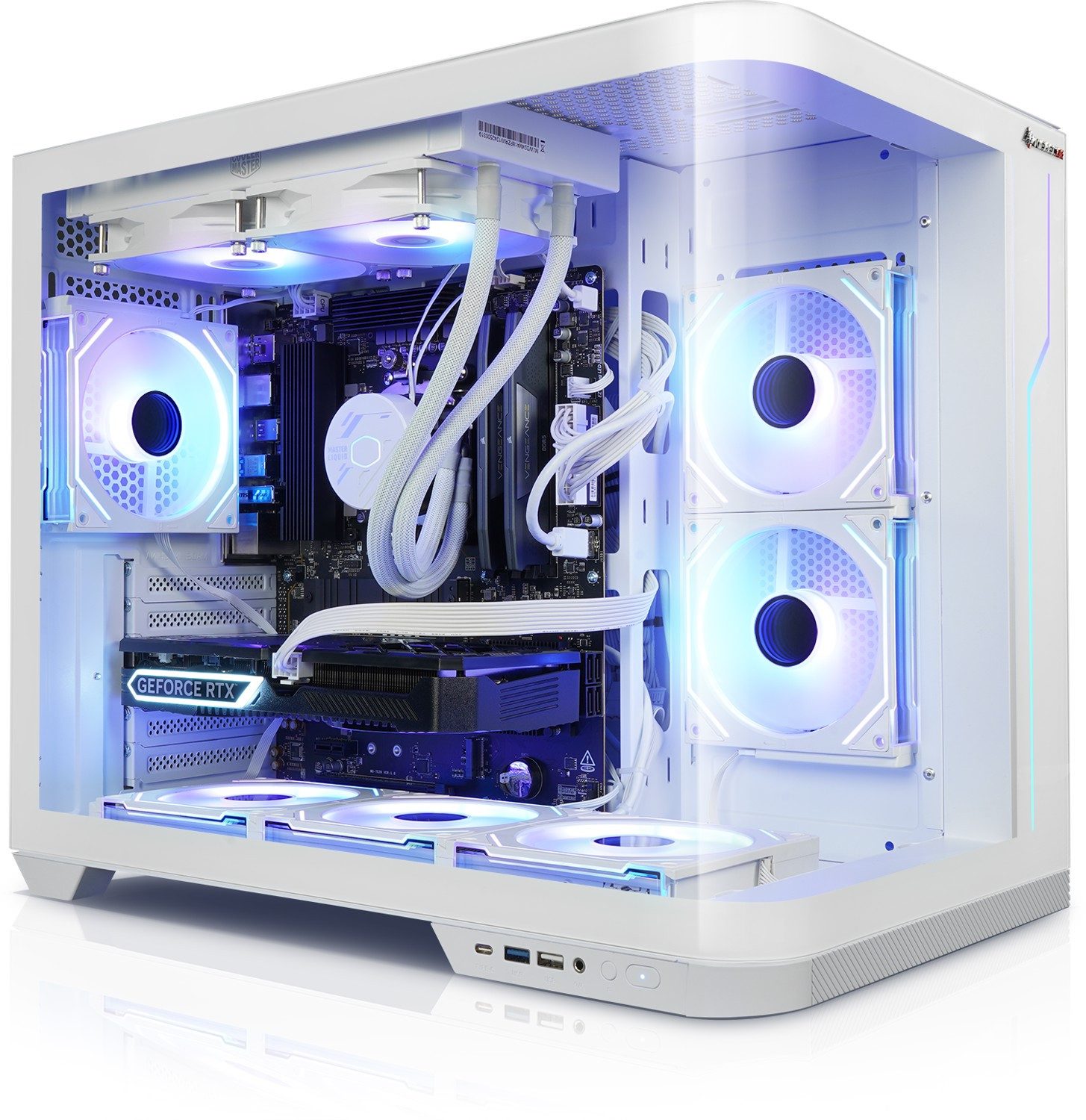 Kiebel Curve 12 Gaming-PC (Intel Core i7 Intel Core i7-12700KF, RTX 5060, 32 GB RAM, 1000 GB SSD, Wasserkühlung, RGB-Beleuchtung, WLAN)