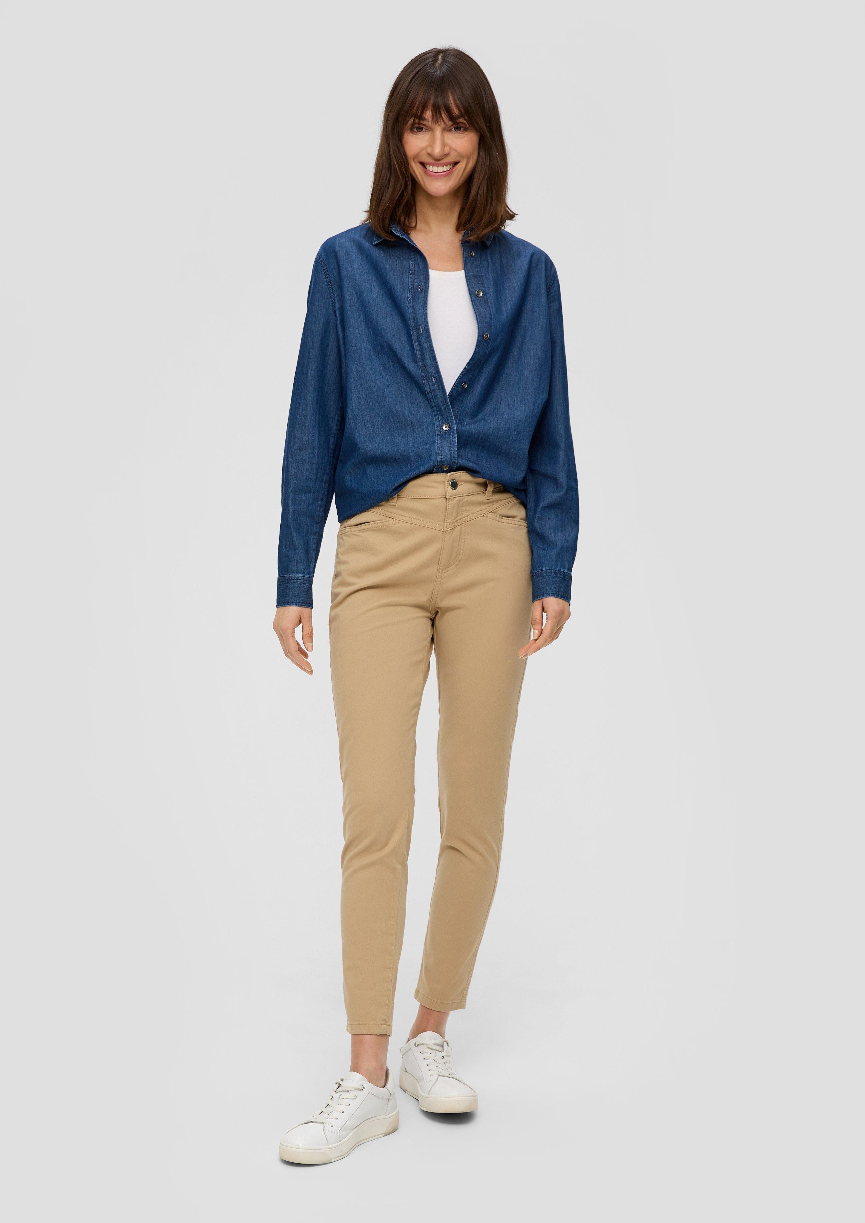 s.Oliver Stoffhose Slim: Hose aus Baumwollstretch günstig online kaufen