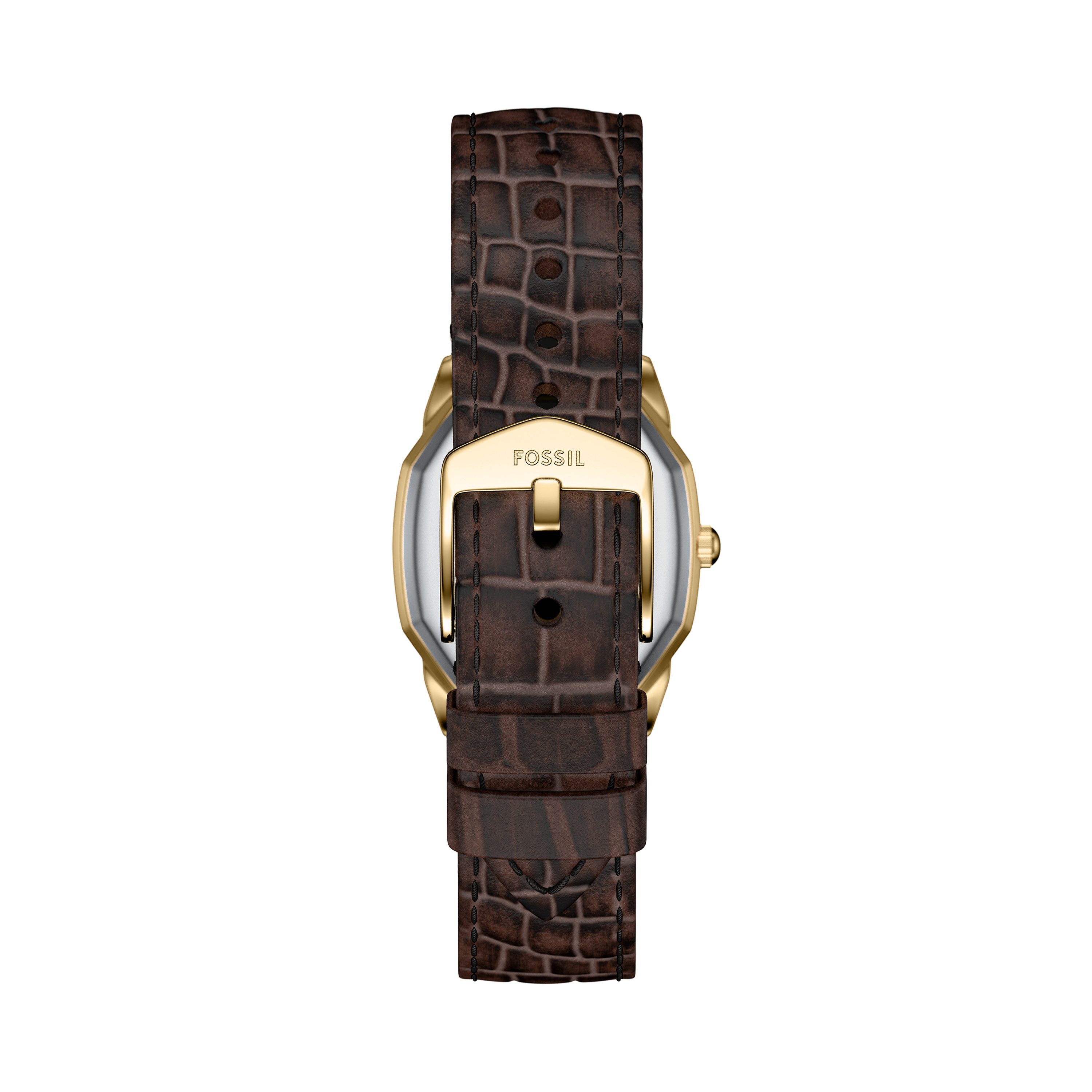 Fossil Quarzuhr HARLOW ES5426, Armbanduhr, Damenuhr, Lederarmband, analog