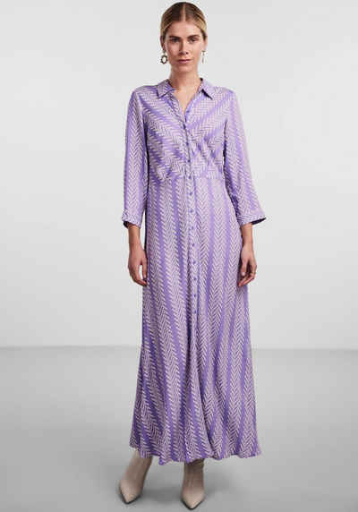 Y.A.S Hemdblusenkleid YASSAVANNA LONG SHIRT DRESS mit 3/4 Ärmel