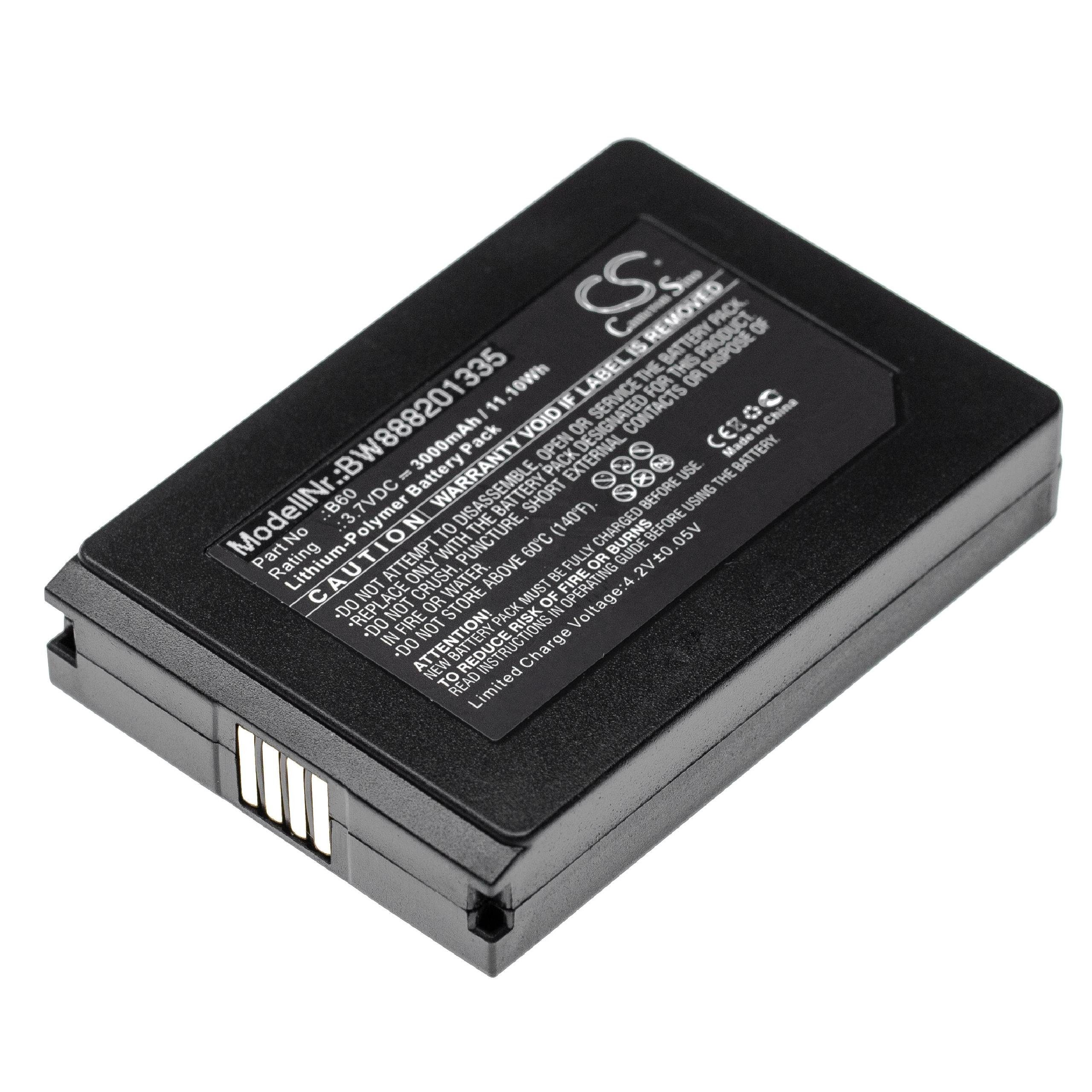 vhbw Mobilepro mit kompatibel mAh Vectron Akku 3000 Li-Polymer 3 (3,7 V)