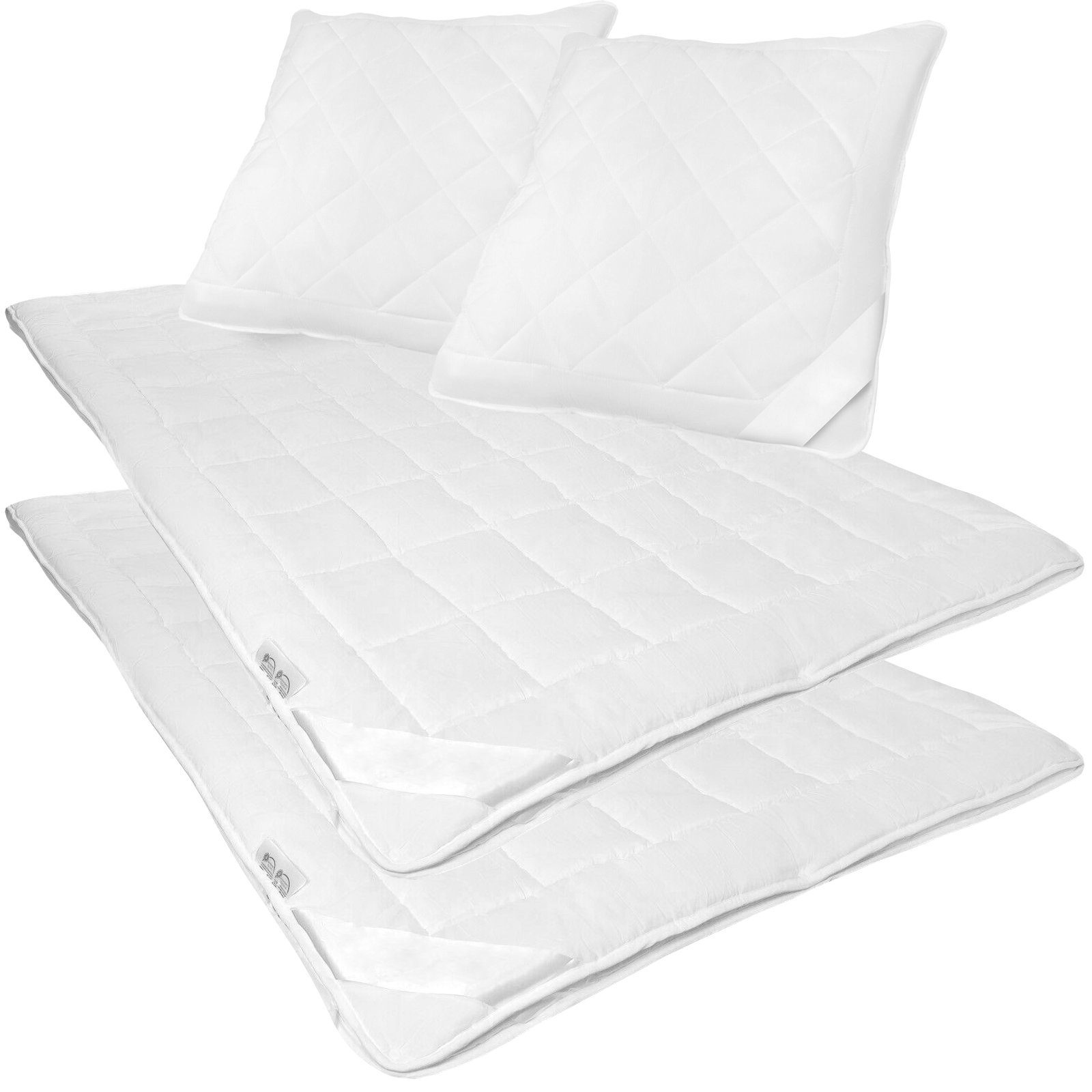 NYVI 4-Jahreszeitenbett + Kopfkissen 4 Jahreszeiten Bettenset AllYearComfy günstig online kaufen