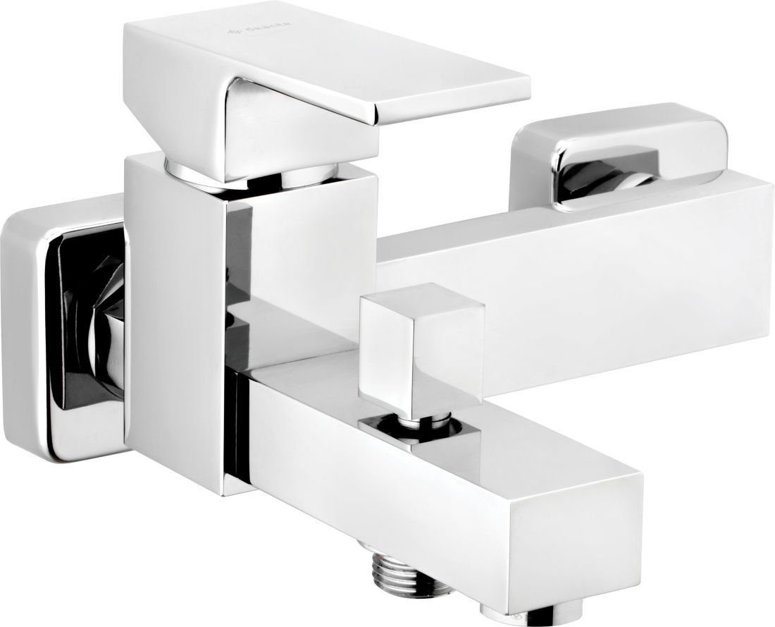 Deante Wannenarmatur ANEMON Badewannenarmatur Einhandmischer Umsteller Wanne/Brause Chrom BCZ010M