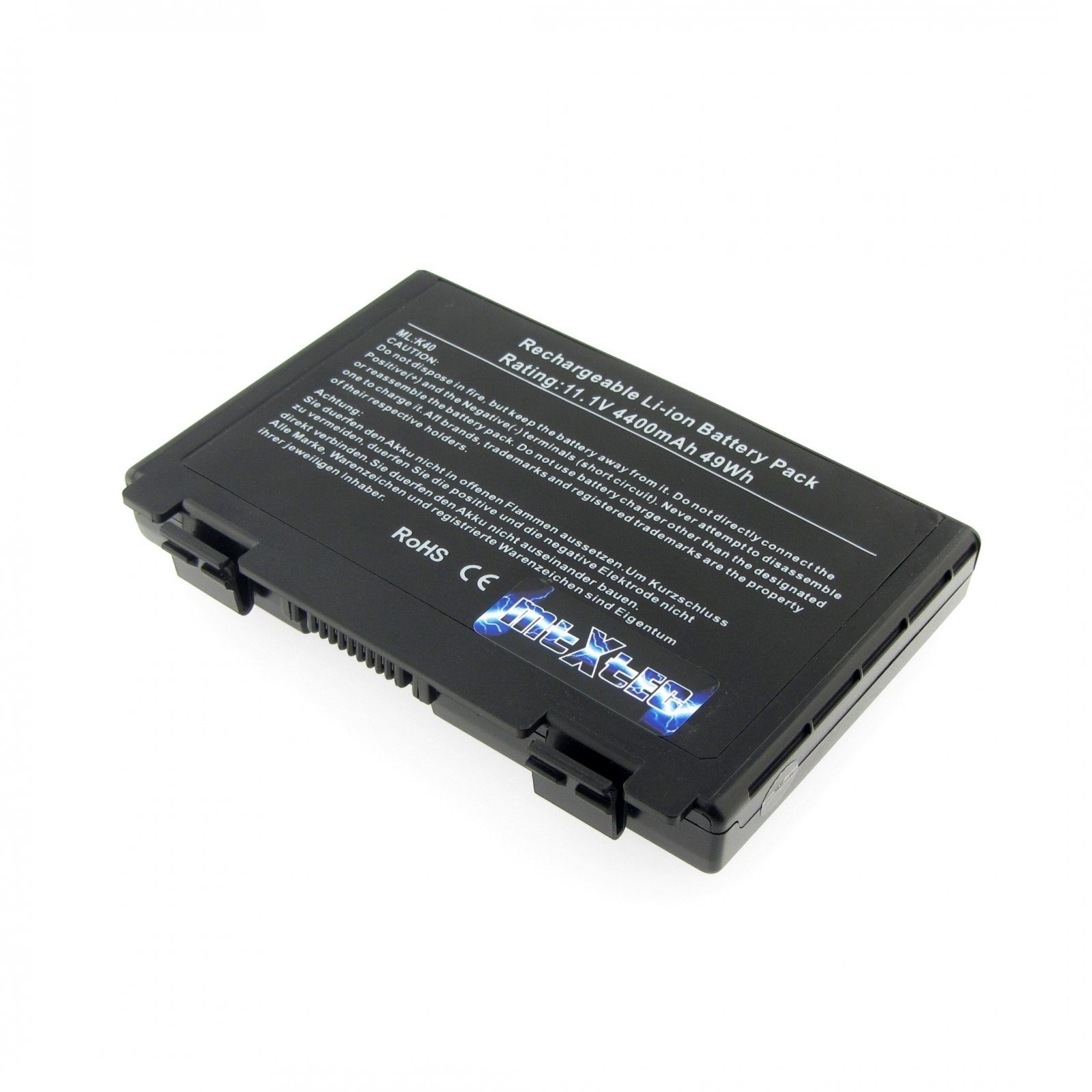 MTXtec Akku LiIon, 10.8V, 4400mAh für ASUS P50IJ Laptop-Akku, 48 Wh, 6 Zellen, Lithium-Ionen (LiIon)