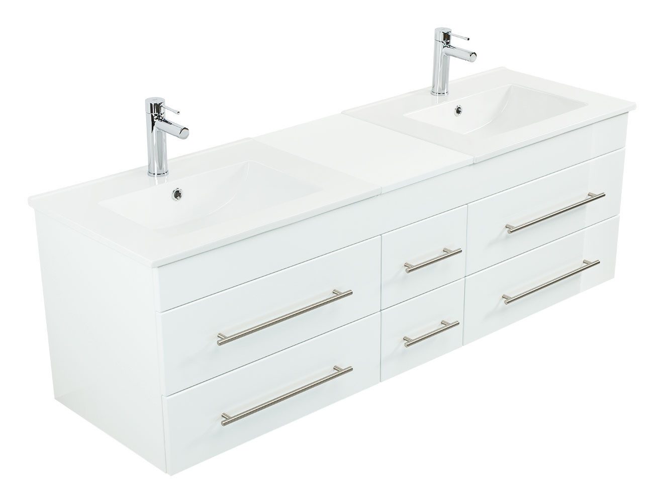 Magnolia Home Doppelwaschtisch Badmöbel Milano XL günstig online kaufen