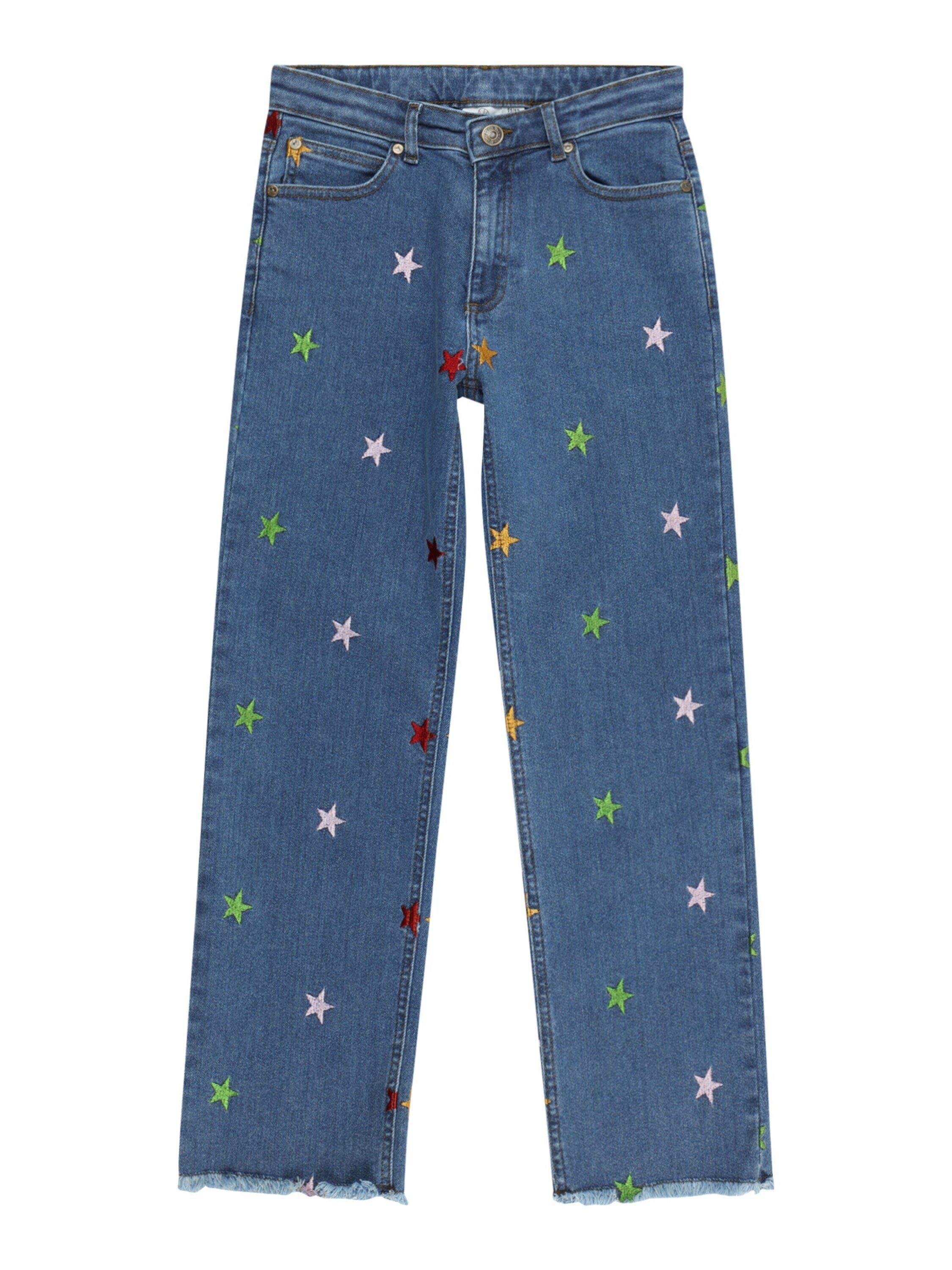 The New Stickerei DANIA Weite (1-tlg) Jeans