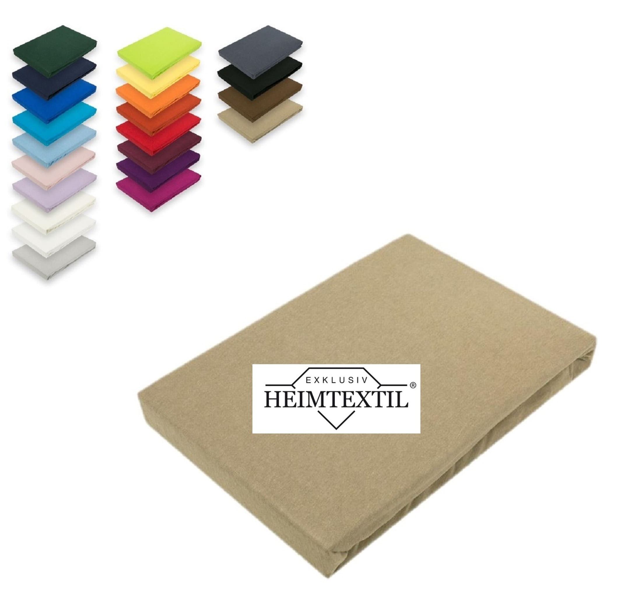 EXKLUSIV HEIMTEXTIL Spannbettlaken Marke Jersey Spannbettlaken günstig online kaufen
