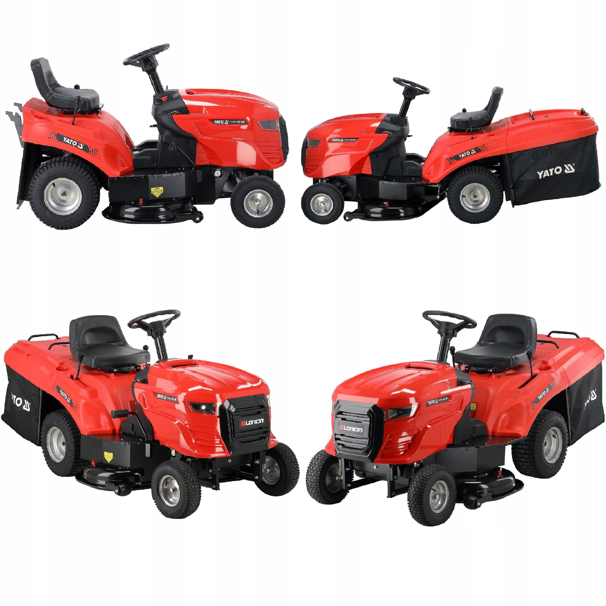 Yato Rasentraktor Aufsitzmäher, Rasentraktor 11PS / 8,2kW, 96cm, 0 cm Schnittbreite