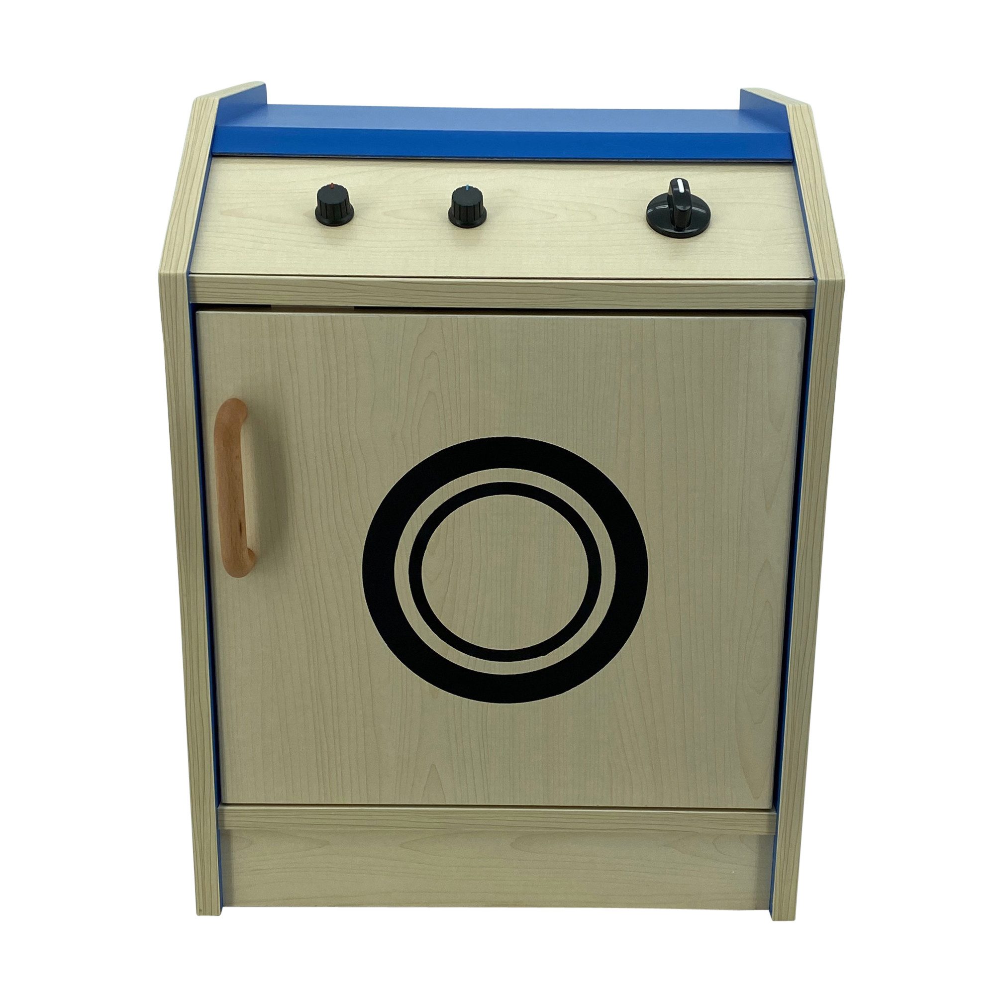 Sweety-Toys Kinder-Waschmaschine Sweety Toys 12329 Kinder Waschmaschine aus Holz – Blau – Spielzeug