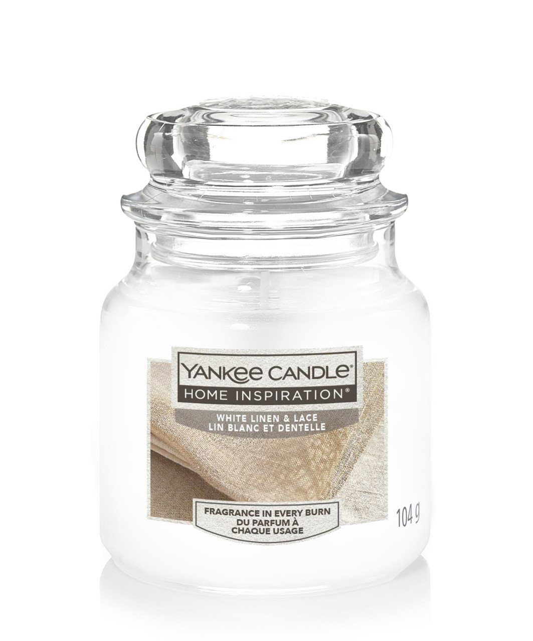 Yankee Candle Duftkerze Yankee Candle Duftkerze Kleines Glas White Linen &