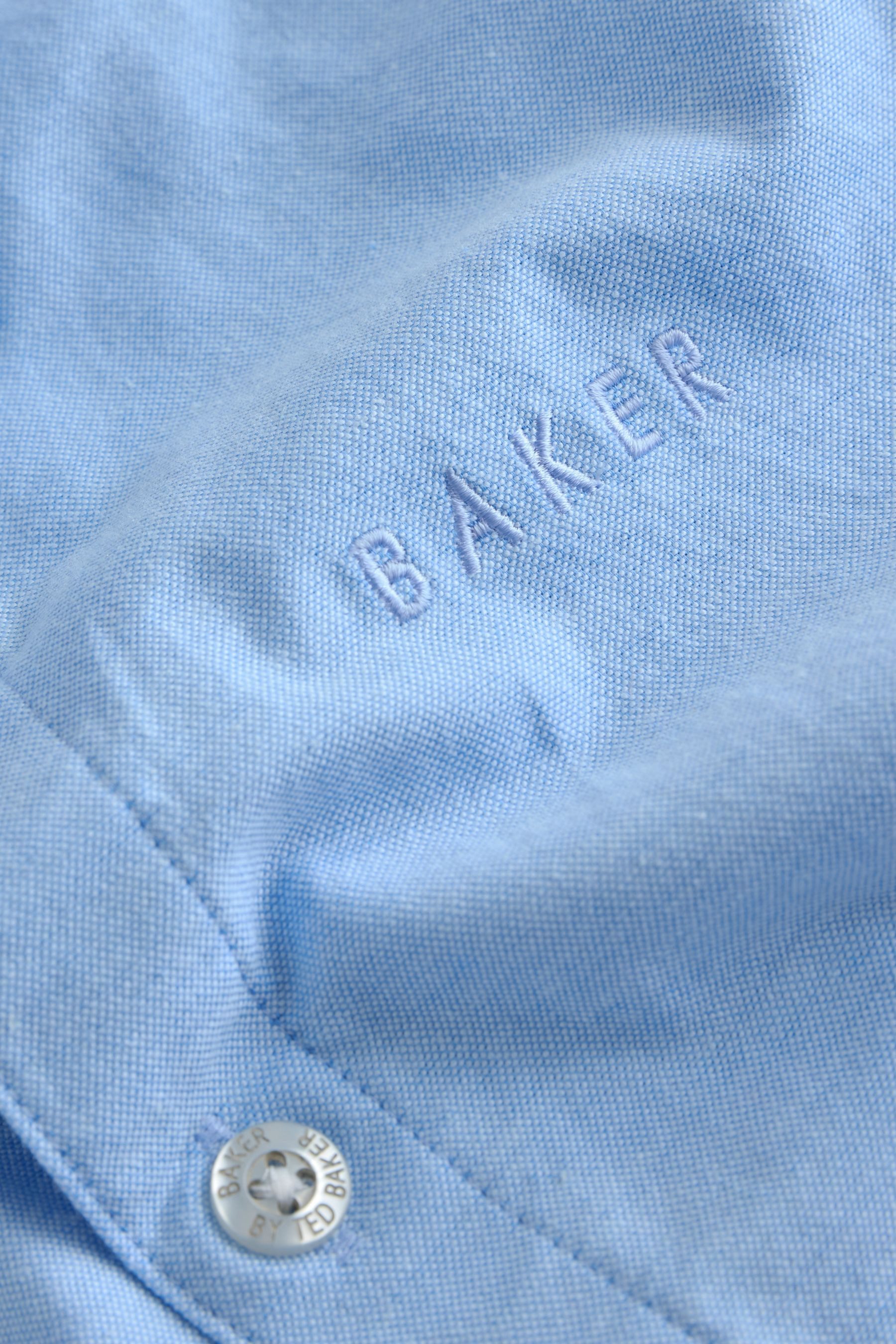 Baker by Ted Baker Kurzarmhemd Baker by Ted Baker kurzärmeliges Oxfordhemd (1-tlg)