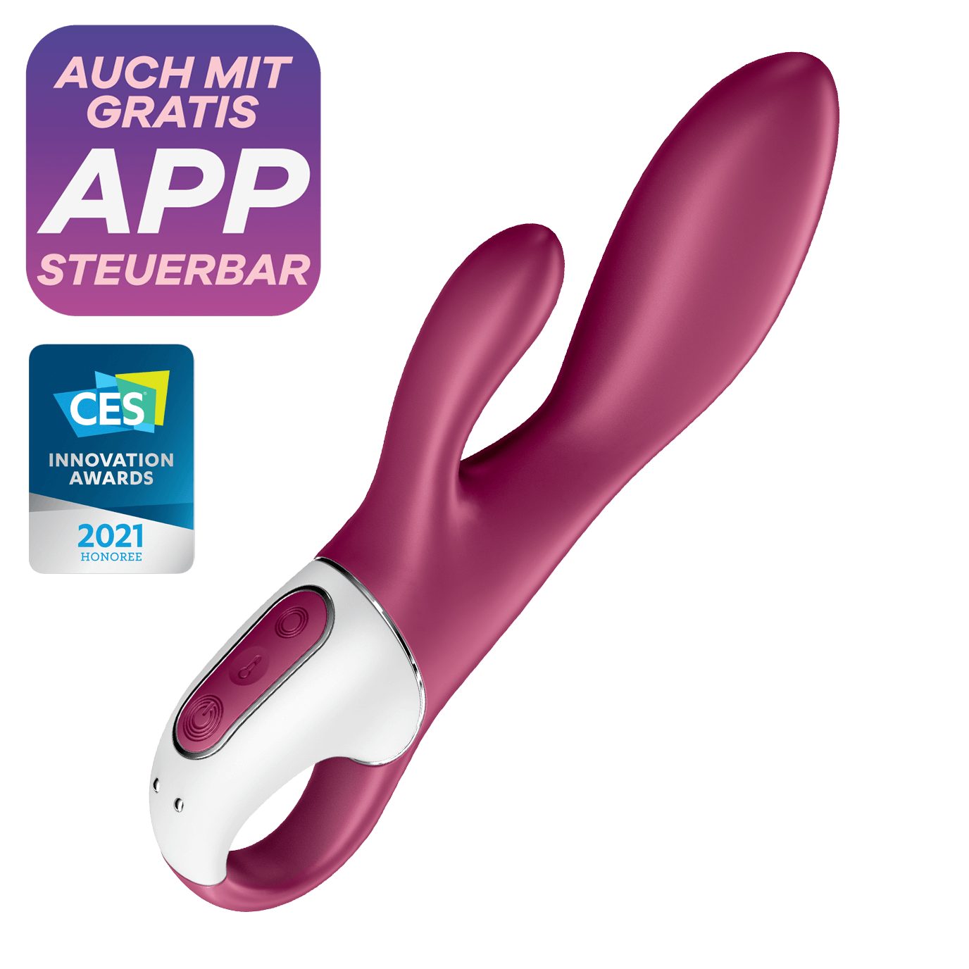 Satisfyer Klitoris-Stimulator Satisfyer "Heated App", Connect Affair Bluetooth, Rabbit, Wärmefkt