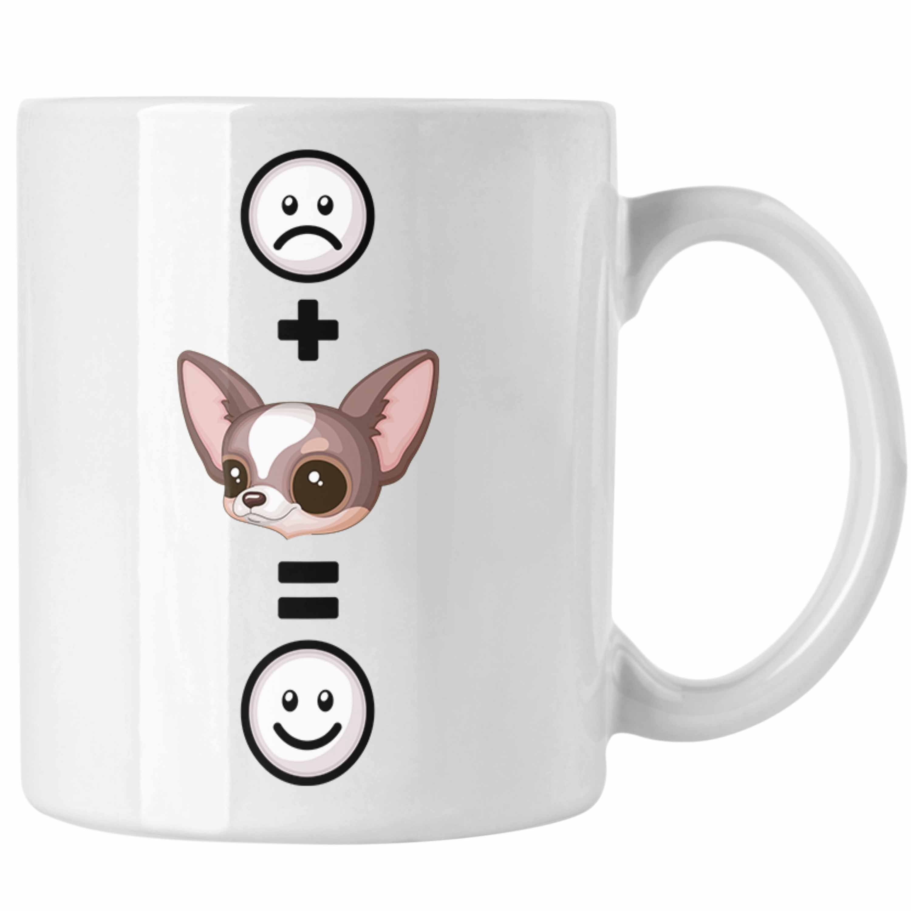 Trendation Tasse Chihuahua Tasse Geschenk für Chihuahua Besitzer Lustige Geschenkidee : Weiss | Teetassen