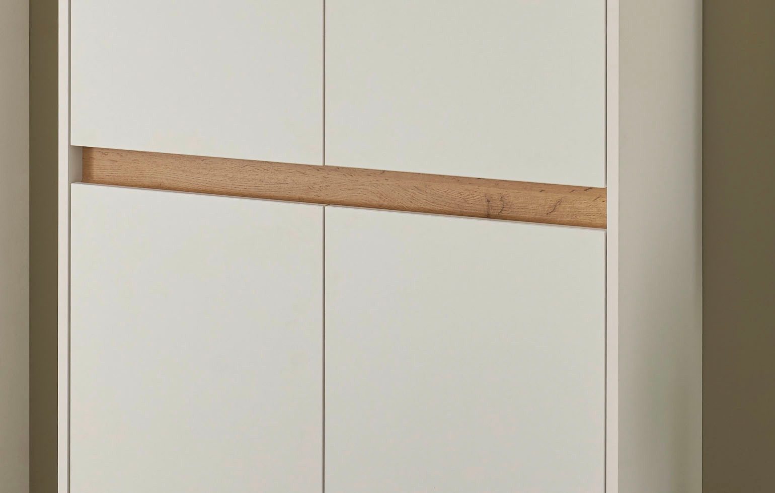 Home affaire Schuhschrank City/Giron, modernes Schuhregal, Schrank für 32 Schuhe, Schuhkommode acht Schuhfächer, viel Stauraum, 93 cm breit – Bild 5 von 5