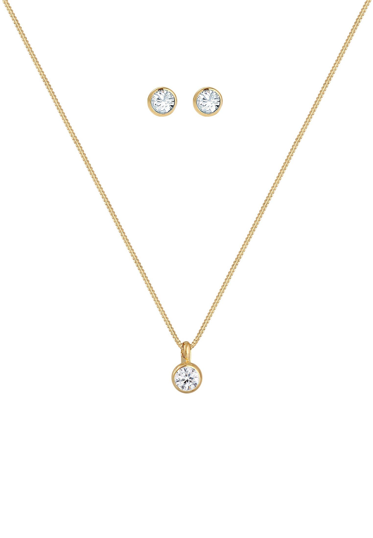 Elli Schmuckset Basic Solitär 925 Sterling günstig online kaufen