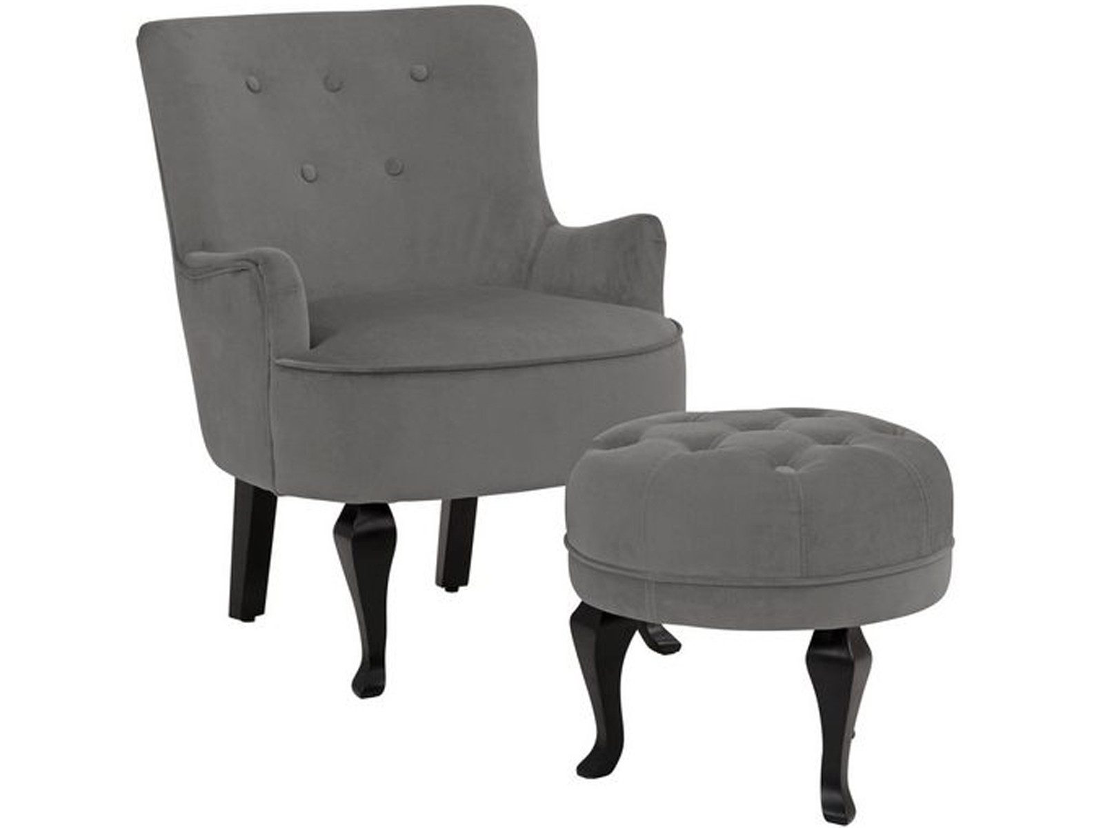 loft24 Sessel Dante (Sessel mit Hocker), günstig online kaufen