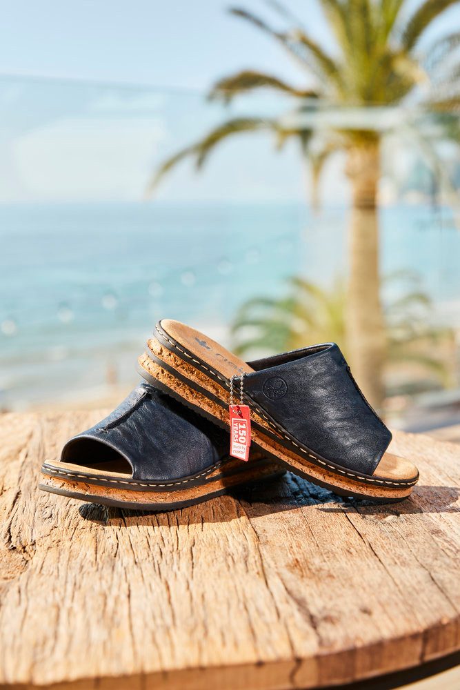 Rieker Pantolette, Keilabsatz, Sommerschuh, 150 Jahre günstig online kaufen