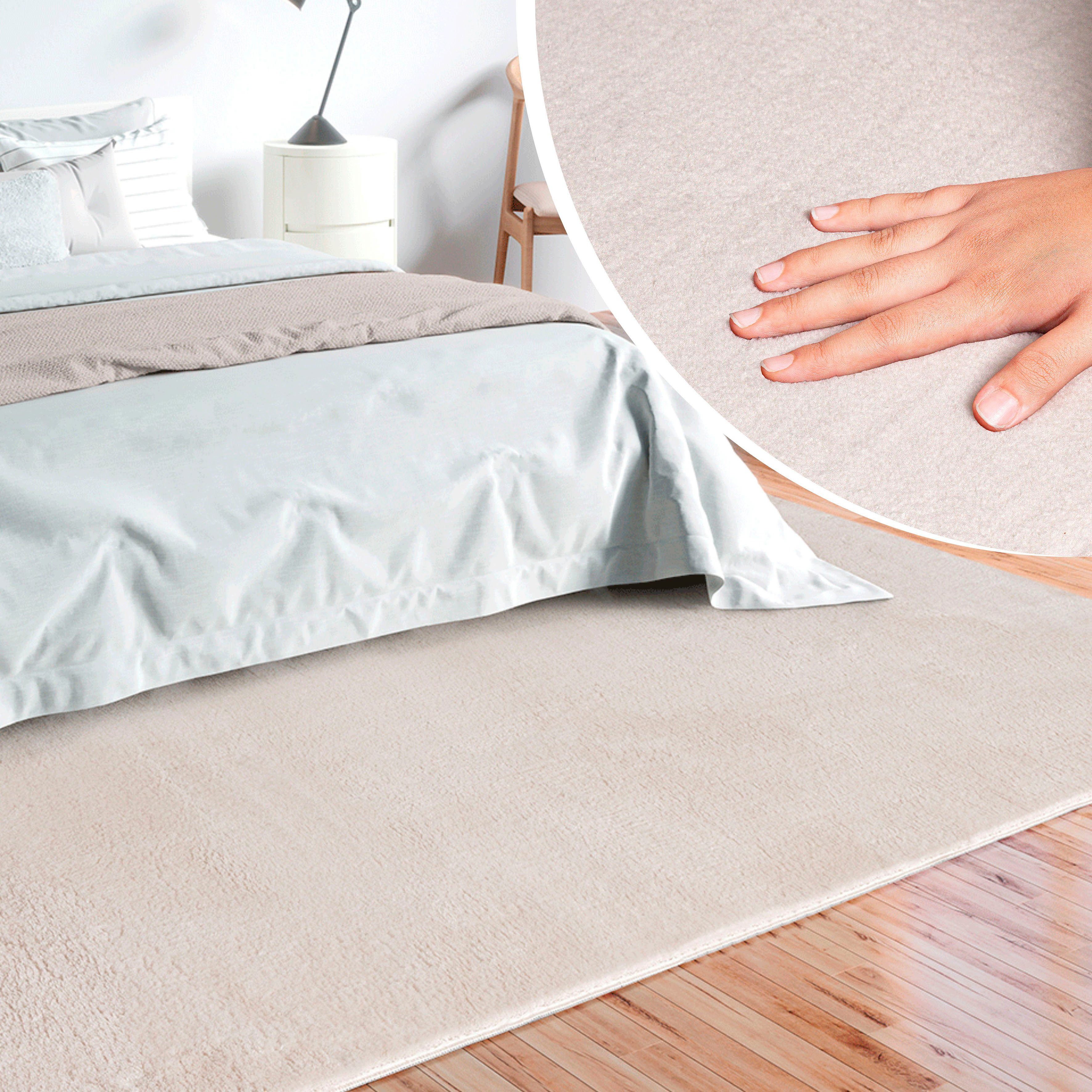 merinos Teppich Loft 37, Kunstfellteppich, rechteckig, günstig online kaufen