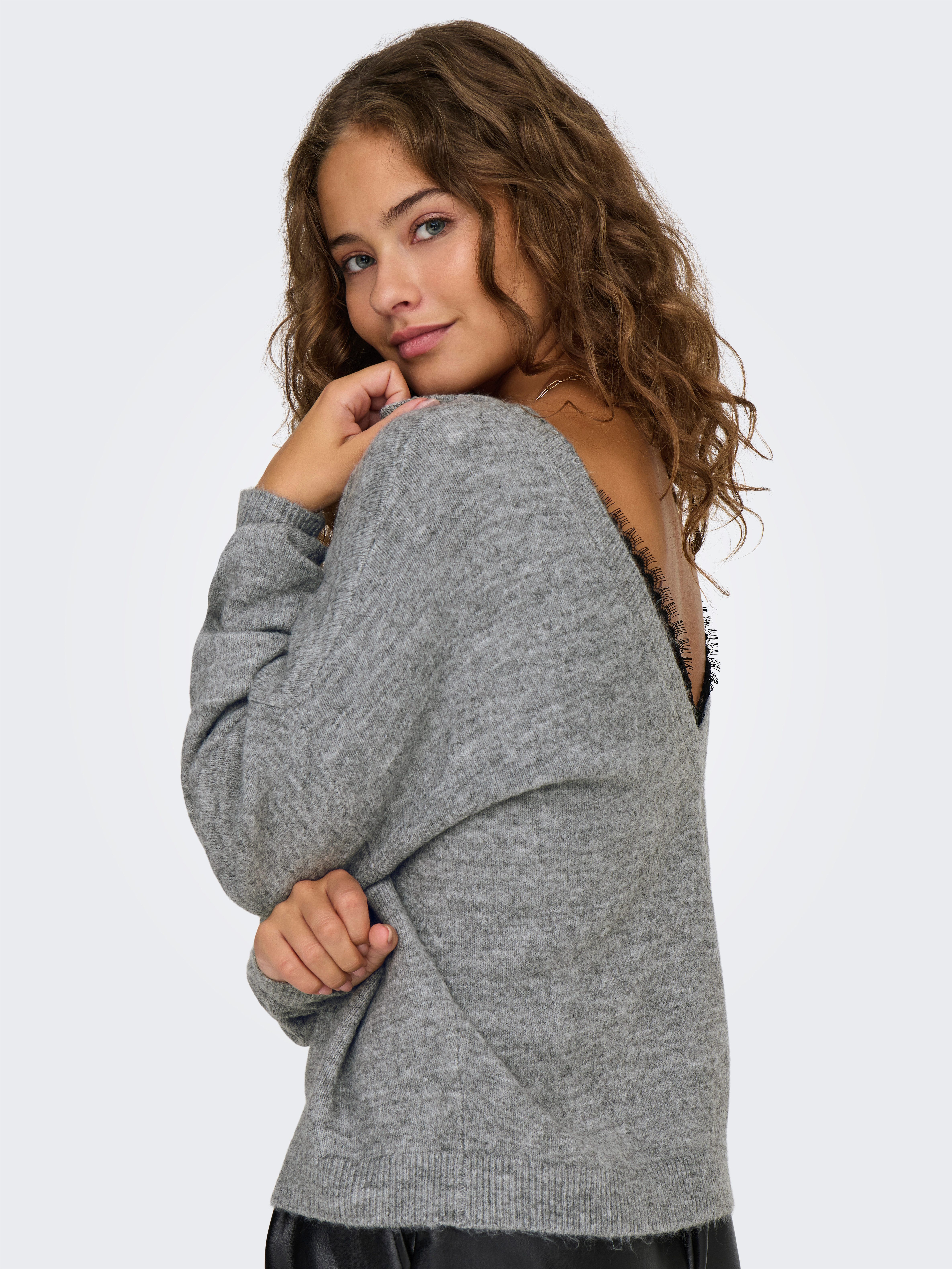 ONLY Rundhalspullover ONLMANIFESTA LS REVERSIBLE KNT günstig online kaufen