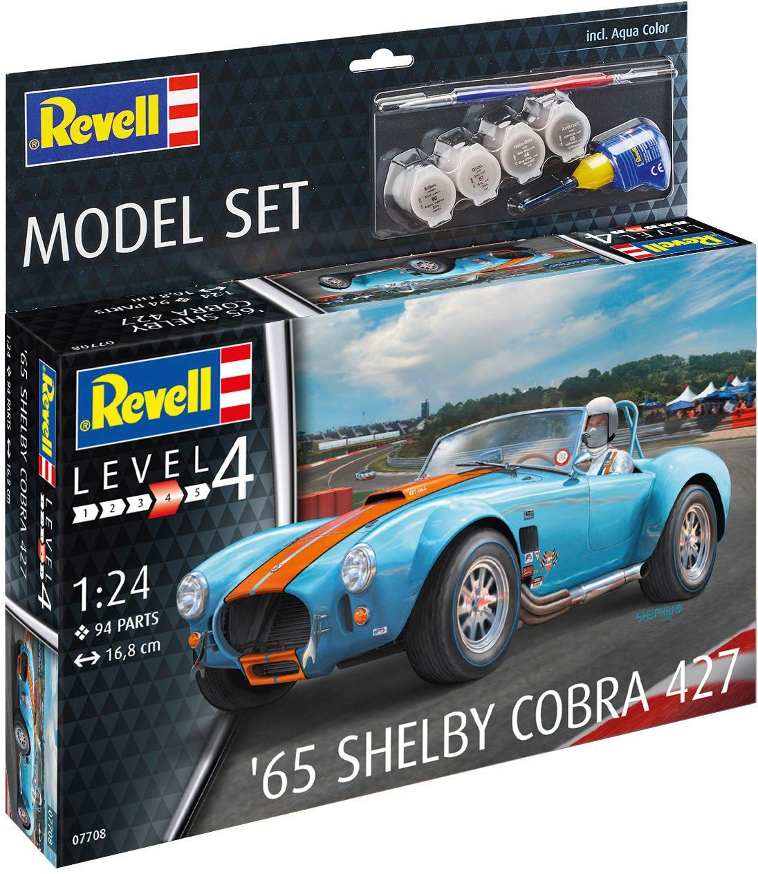 Revell® Modellbausatz 65 Shelby Cobra Maßstab 1:24 427