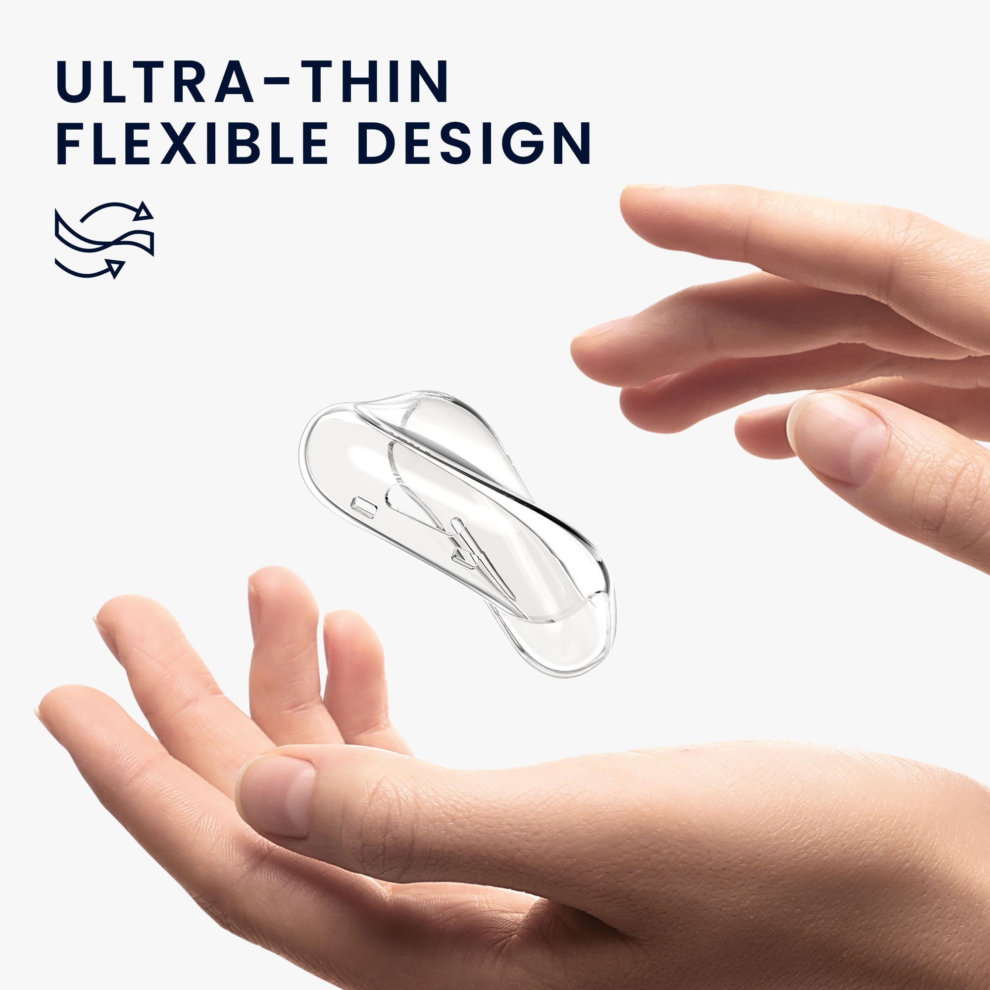 kwmobile Smartwatch-Hülle 2x Silikon Hülle für Fitbit Versa 4 / Sense 2, Schutzhülle Fullbody Display Cover Set aus Silikon – Bild 4 von 5
