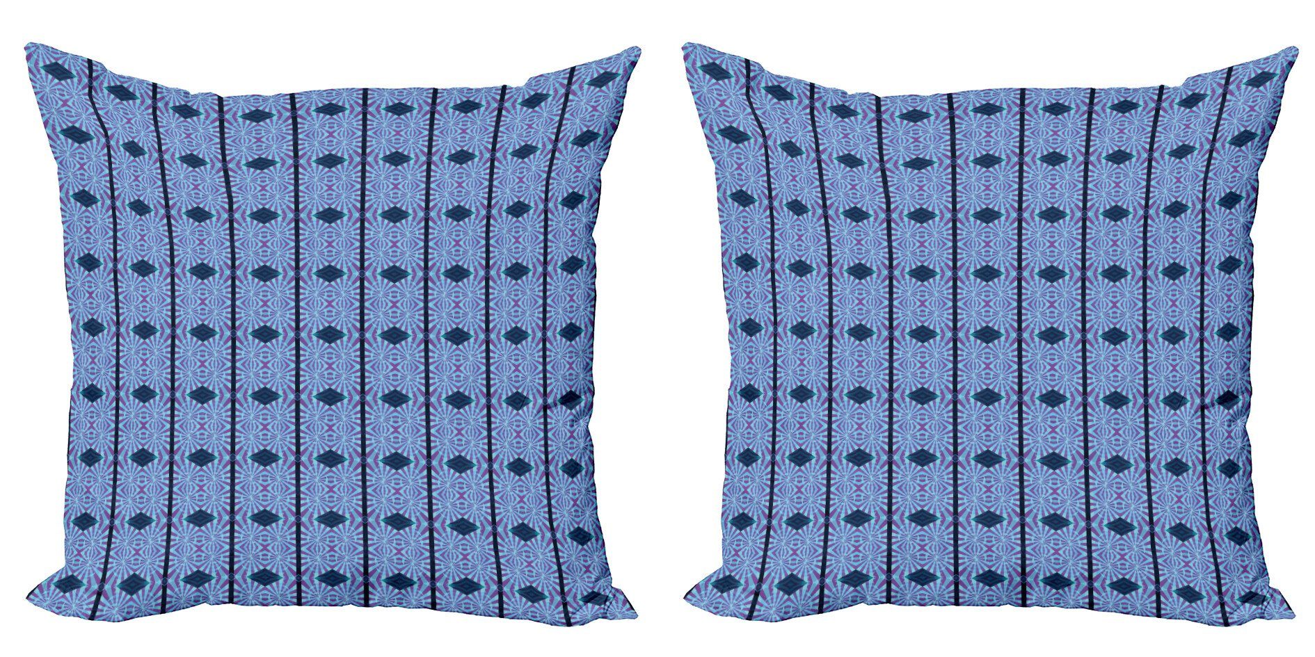 Kissenbezüge Modern Accent Doppelseitiger Digitaldruck, Abakuhaus (2 Stück), Psychedelisch kaleidoskopischen Stripes
