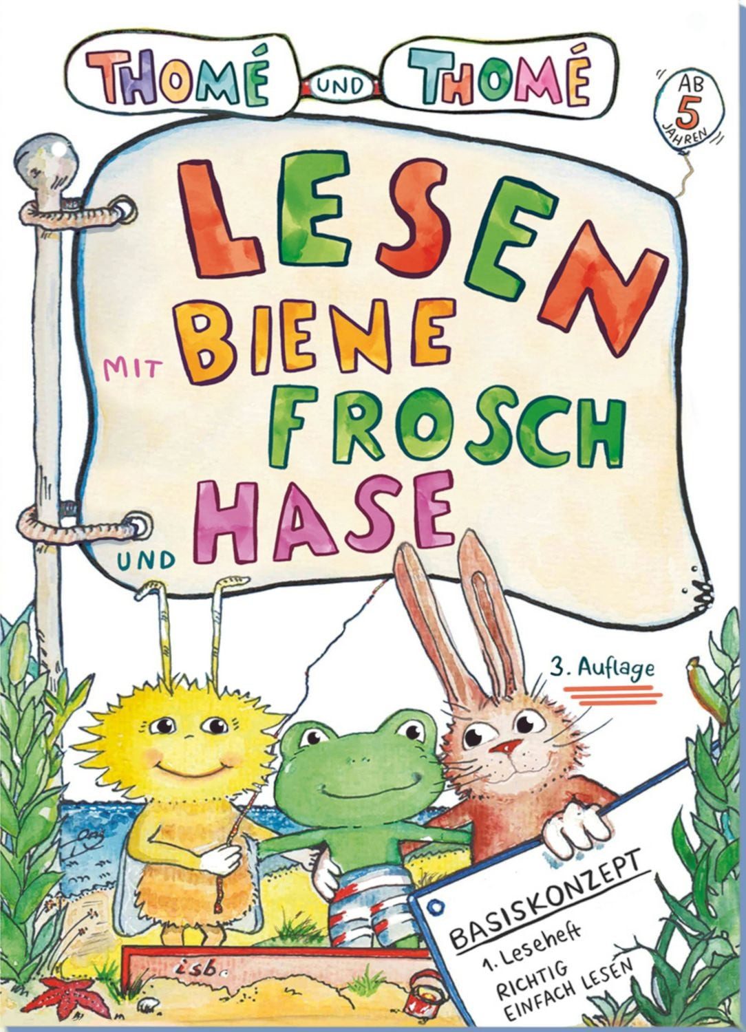 Lesen mit Biene, Frosch und Hase / Günther Thomé, Dorothea Thomé, Basiskonzept Lesen - phonix, 1. Leseheft. Großbuchstaben, kompl. Ökoproduktion