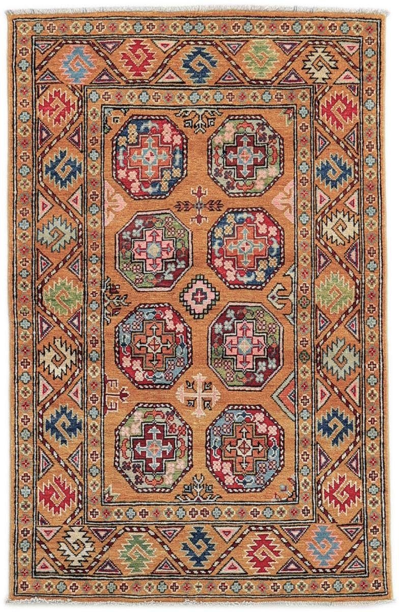 Orientteppich Kazak 101x157 Handgeknüpfter Orientteppich, Nain Trading, rechteckig, Höhe: 5 mm