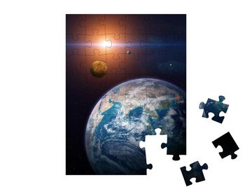 puzzleYOU Puzzle Erde, Venus, Merkur: NASA-Bildmaterial, 48 Puzzleteile, puzzleYOU-Kollektionen Planeten