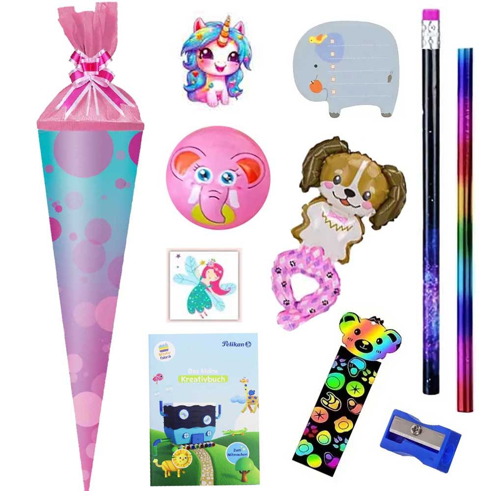 Herlitz Schultüte 35 cm gefüllt Punkte