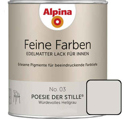 Alpina Wandfarbe Alpina Feine Farben Lack No. 03 Poesie der Stille