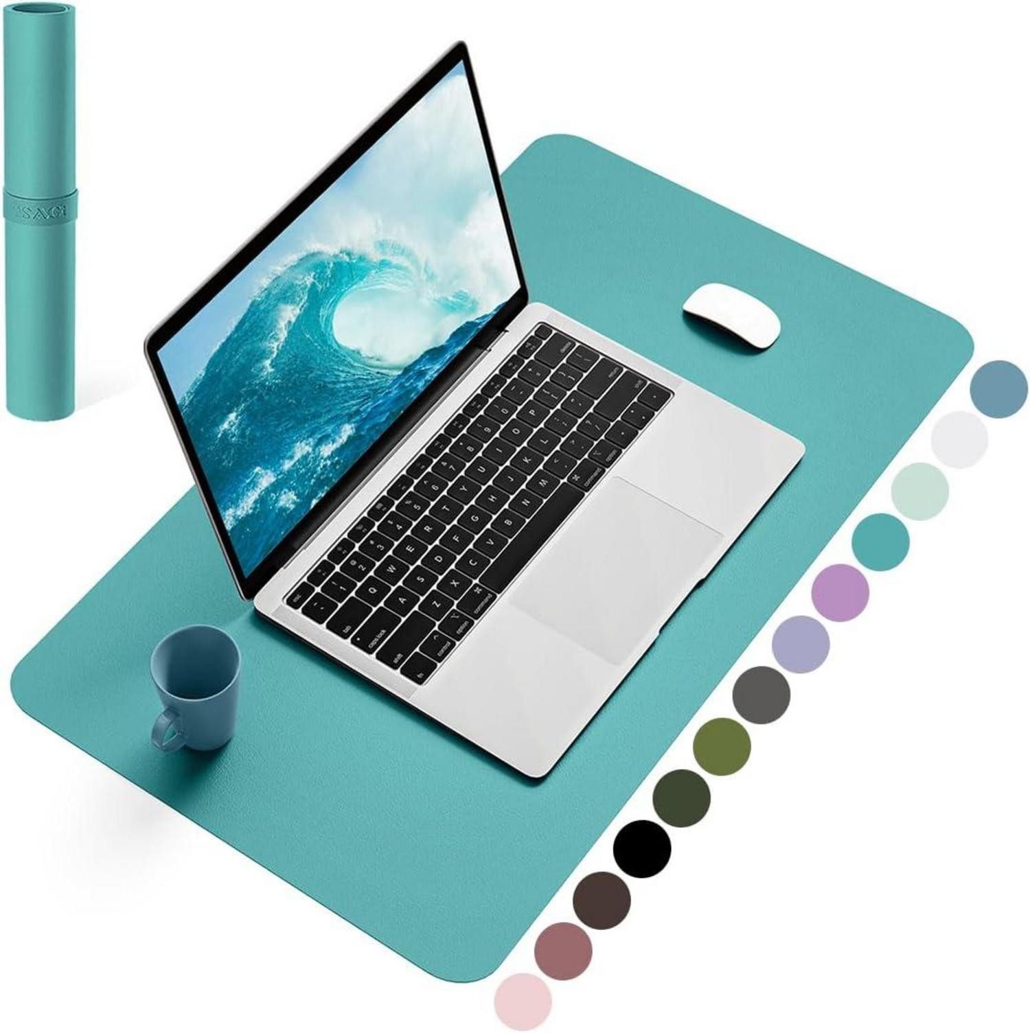 Mauspad Schreibtischunterlage Mauspad Leder Wildleder Office Mousepad