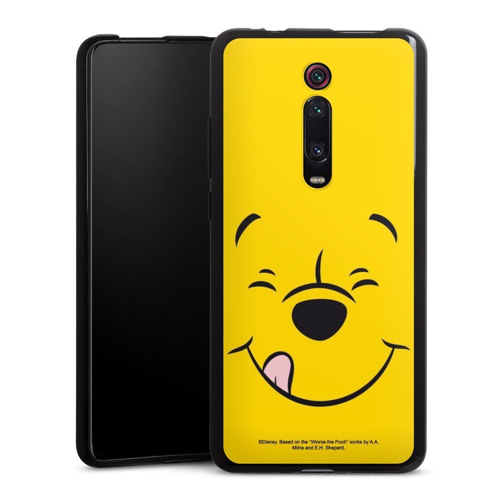DeinDesign Handyhülle Winnie Puuh Offizielles Lizenzprodukt Disney Puuh Closeup, Xiaomi Mi 9T Silikon Hülle Bumper Case Handy Schutzhülle