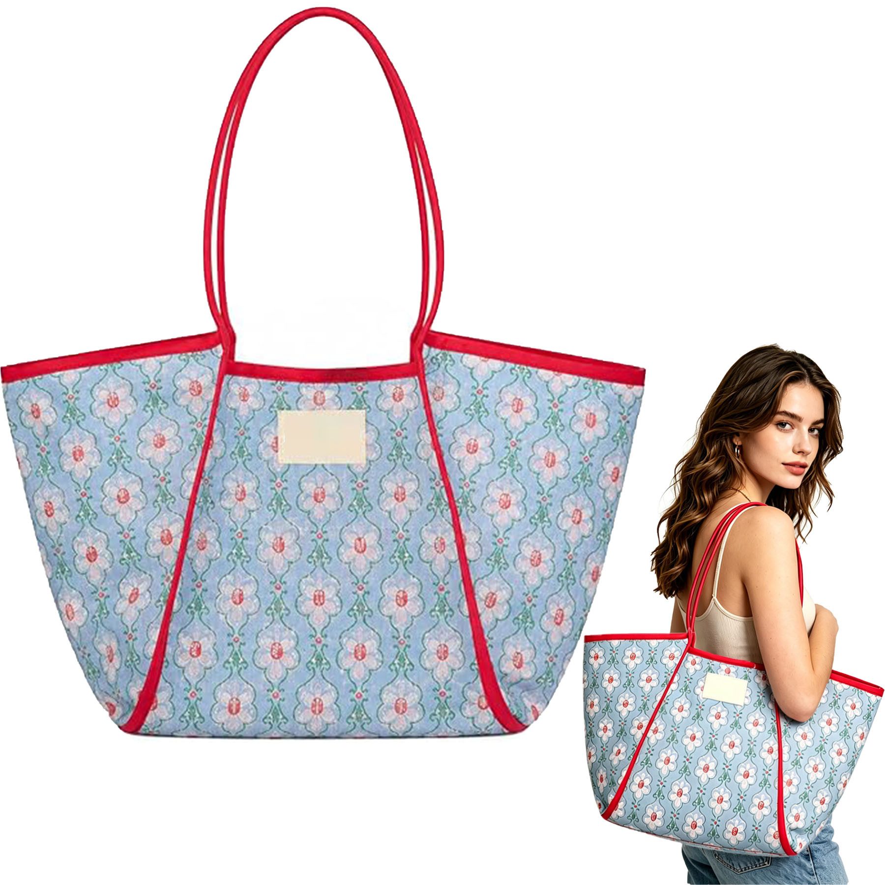 Mutig Strandtasche Xl Strandtasche Damen, Einkaufstasche,Schwimmtasche,Faltbar Beach Bags (Kann als Einkaufstasche, Reisetasche und Pooltasche verwendet werden, Leichte Mesh Strandtasche Korb,Badetasche Klein,Shopper für Frauen), Große Tote Bag für Strand, Reisen, Einkaufen, Picknick und Alltag