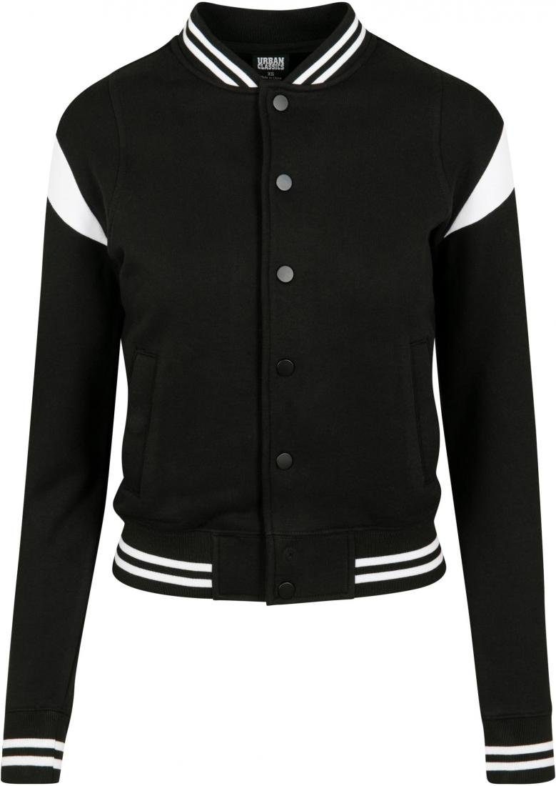 URBAN CLASSICS Outdoorjacke Ladies Inset College Sweat Jacket Collegejacke Damen
