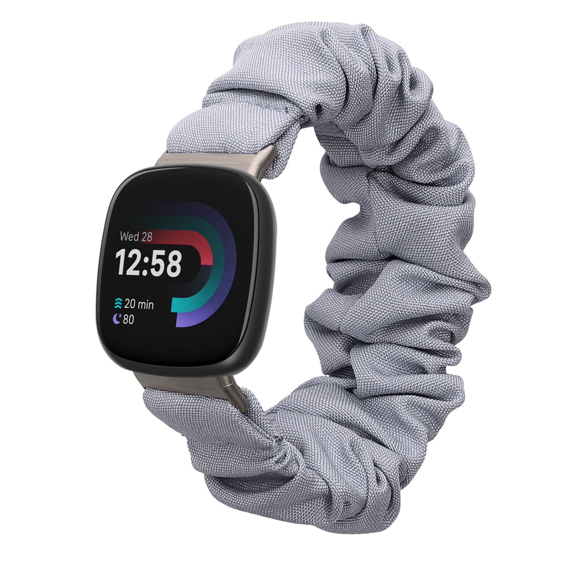 kwmobile Ersatz Bügelpolster für Fitbit Versa 4 / Sense 2 / Versa 3 / Sense Smartwatch, 1-tlg., mit Kunstleder Polster