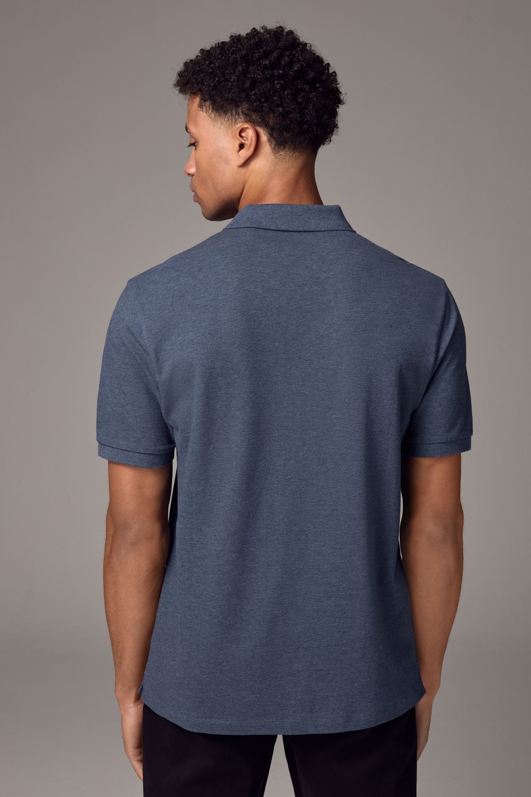 Next Poloshirt Regular Fit kurzärmeliges Pikee-Poloshirt günstig online kaufen