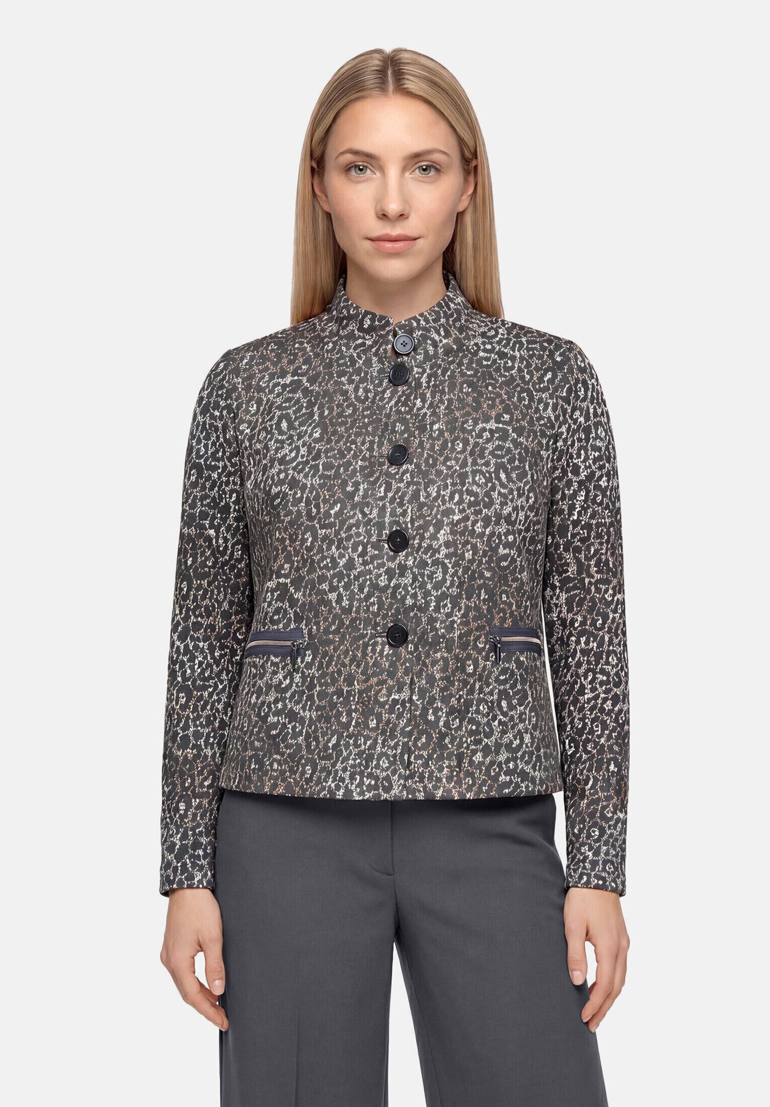 Betty Barclay Sweatjacke Damen mit Stehkragen