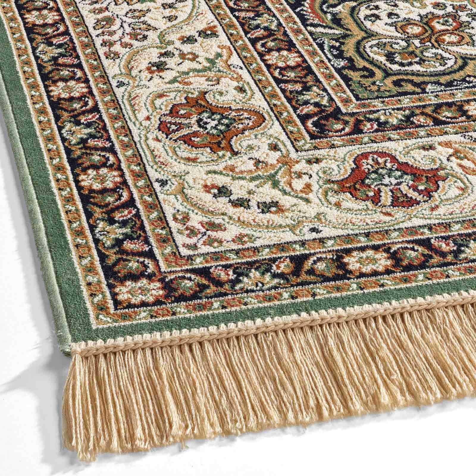 TaraCarpet Teppich Palazzo Royal Lilian, rechteckig, Höhe: 6 mm, Lilian Seiden Optik rot Wohnzimmer Schlafzimmer Esszimmer 95x140