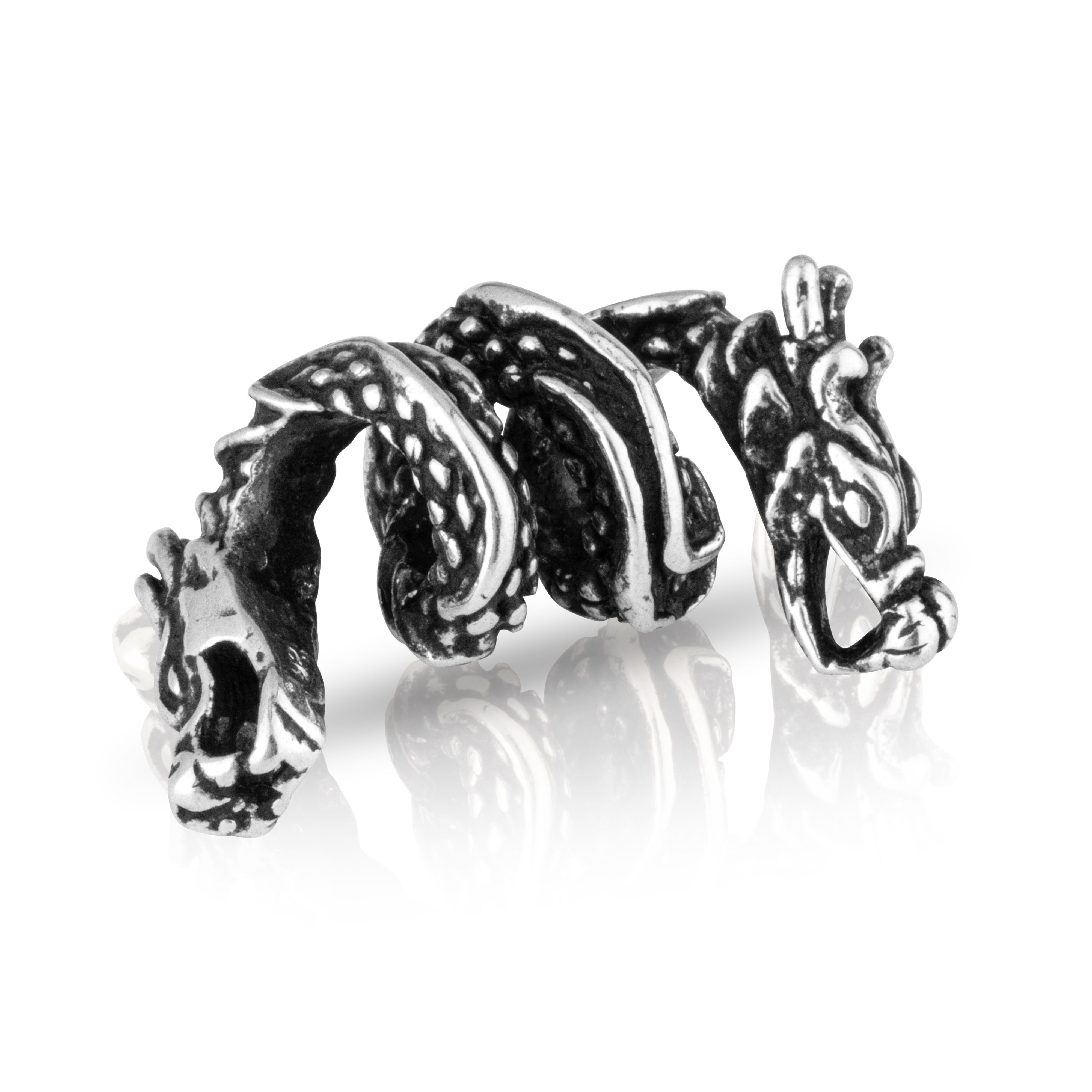 Diadem Wasserdrachen - 925 Silber Bartperle Keltisch