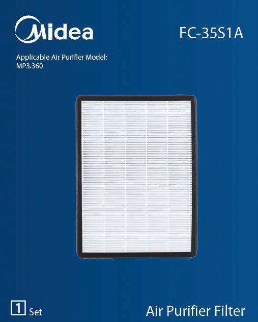 Midea HEPA-Filter FC-35S1A Zubehör für Midea MP 3.360 Ersatzfilter für Midea MP 3.360