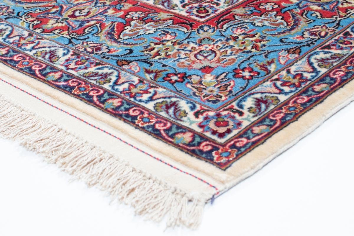 Nain Höhe: Handgeknüpfter Orientteppich, 6 Orientteppich mm Seidenkette Isfahan rechteckig, 151x232 Trading,
